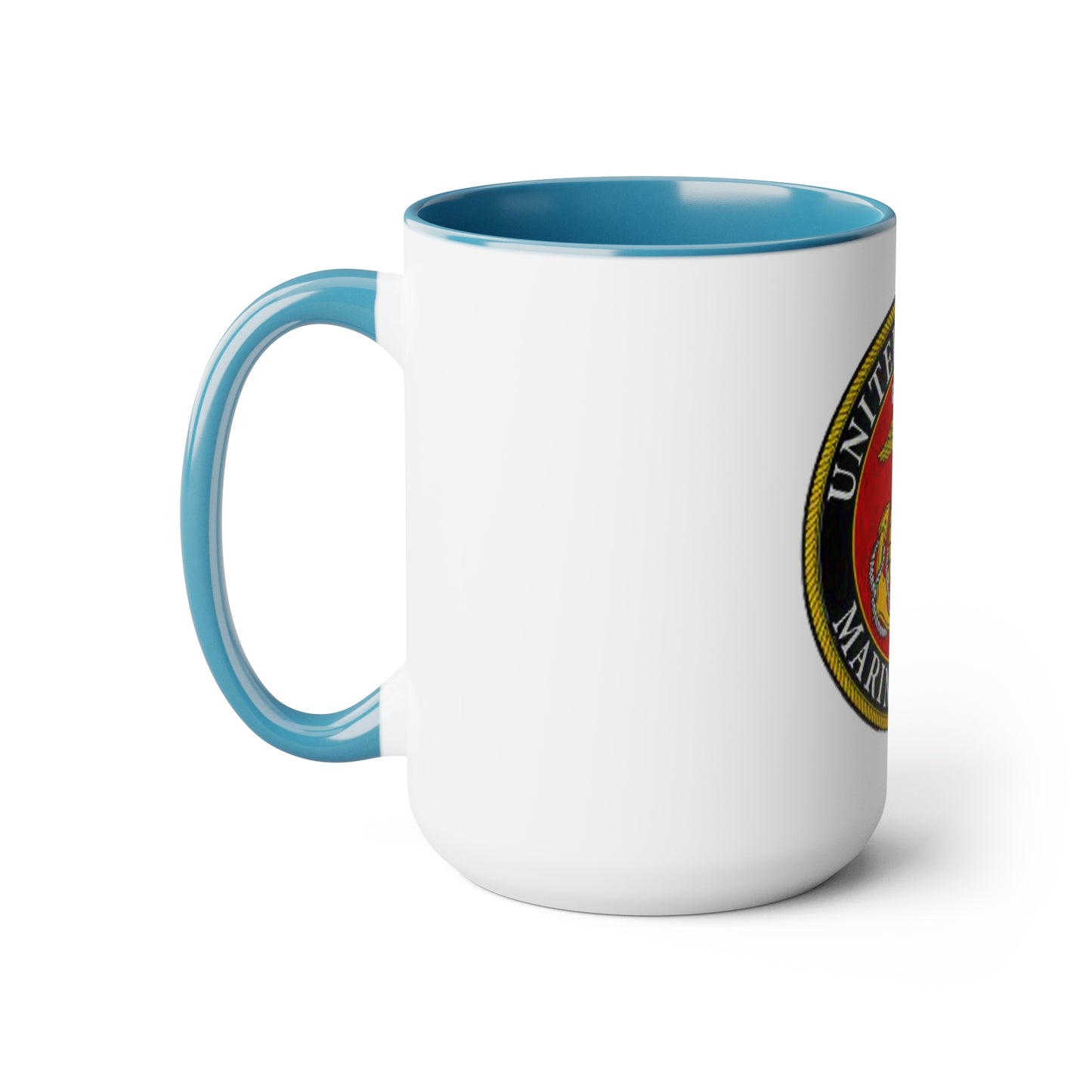 U.S. Marine Corp (Seal) Two-Tone Coffee Mugs, 15oz