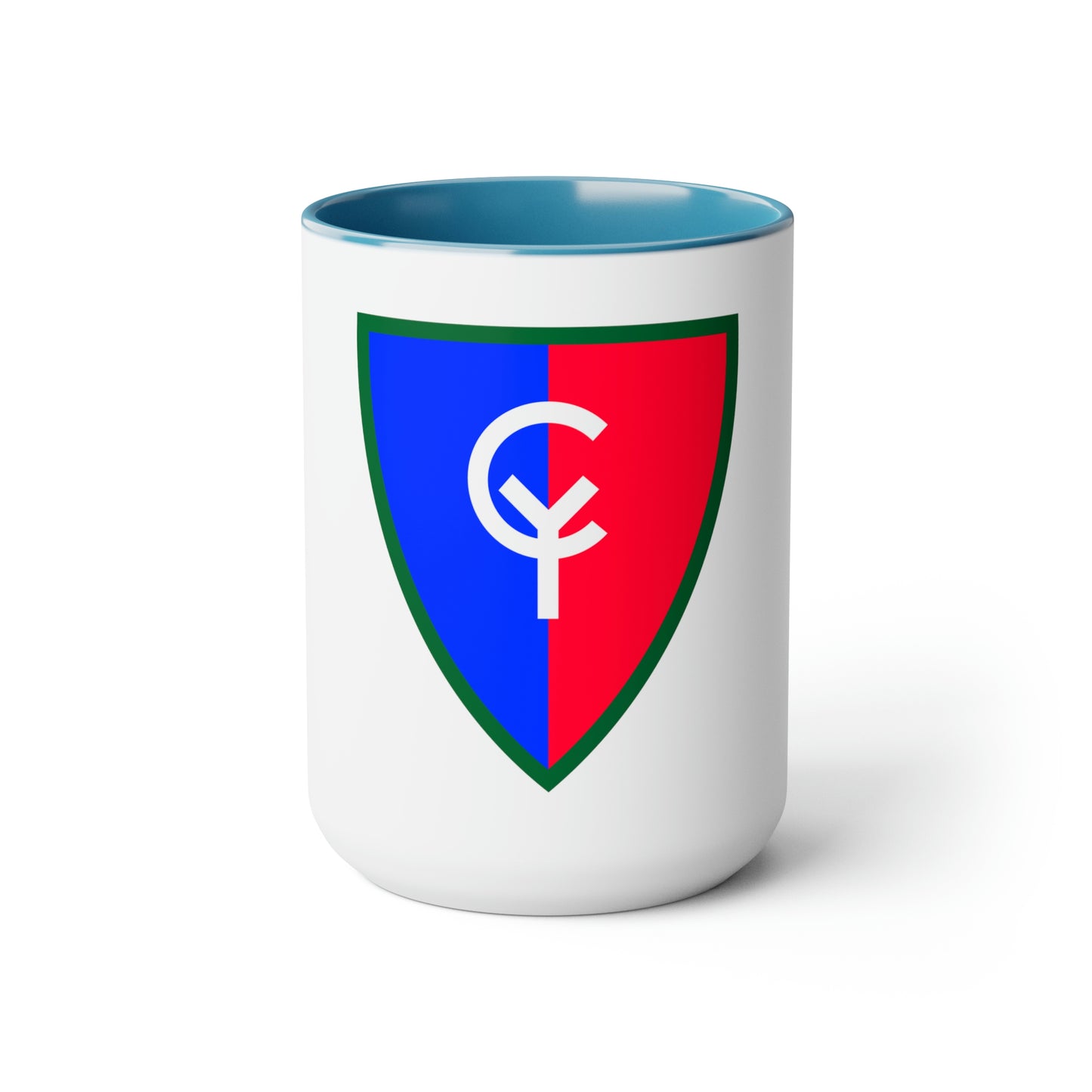 38th Infantry Division Two-Tone Coffee Mugs, 15oz