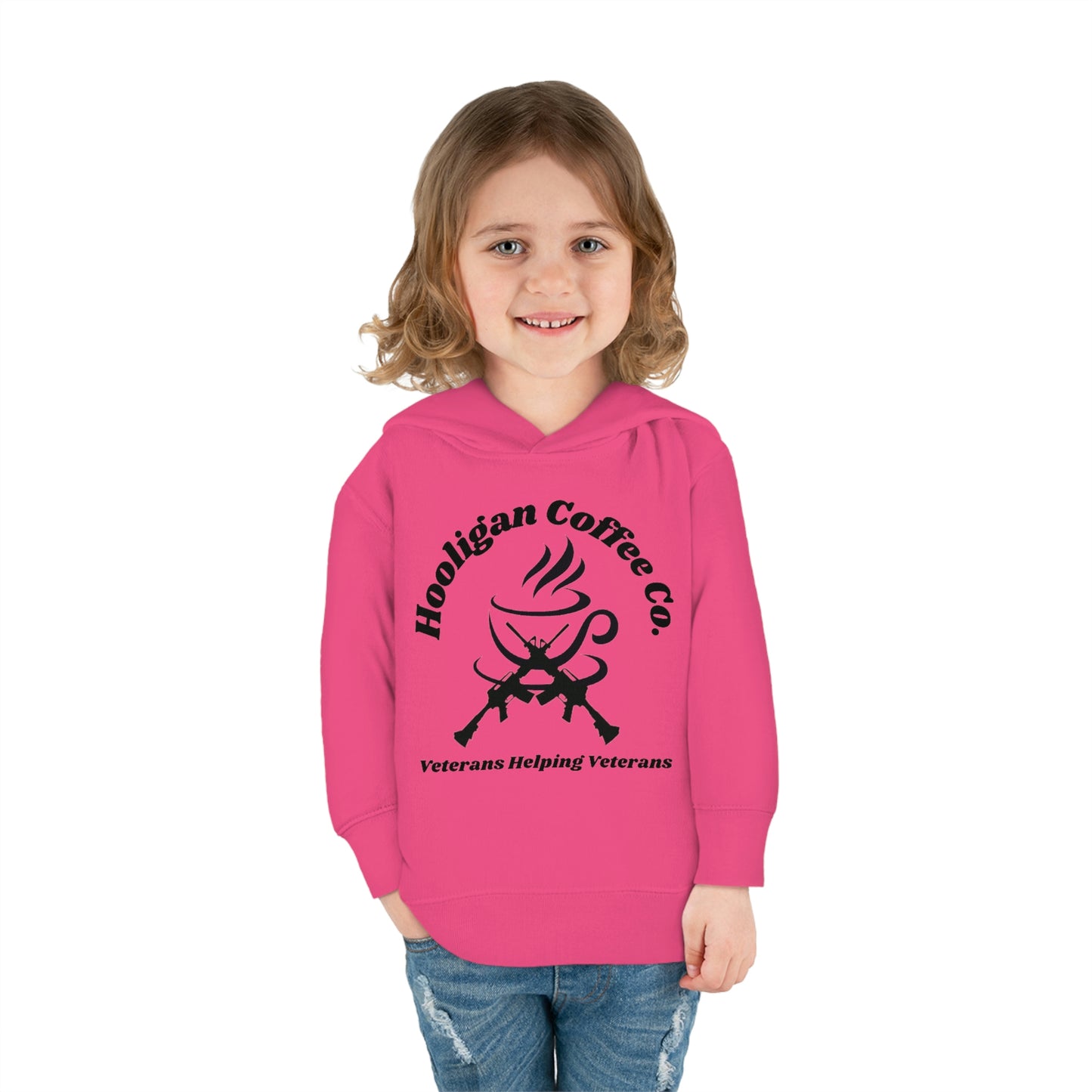 Hooligan Coffee Toddler Pullover Fleece Hoodie
