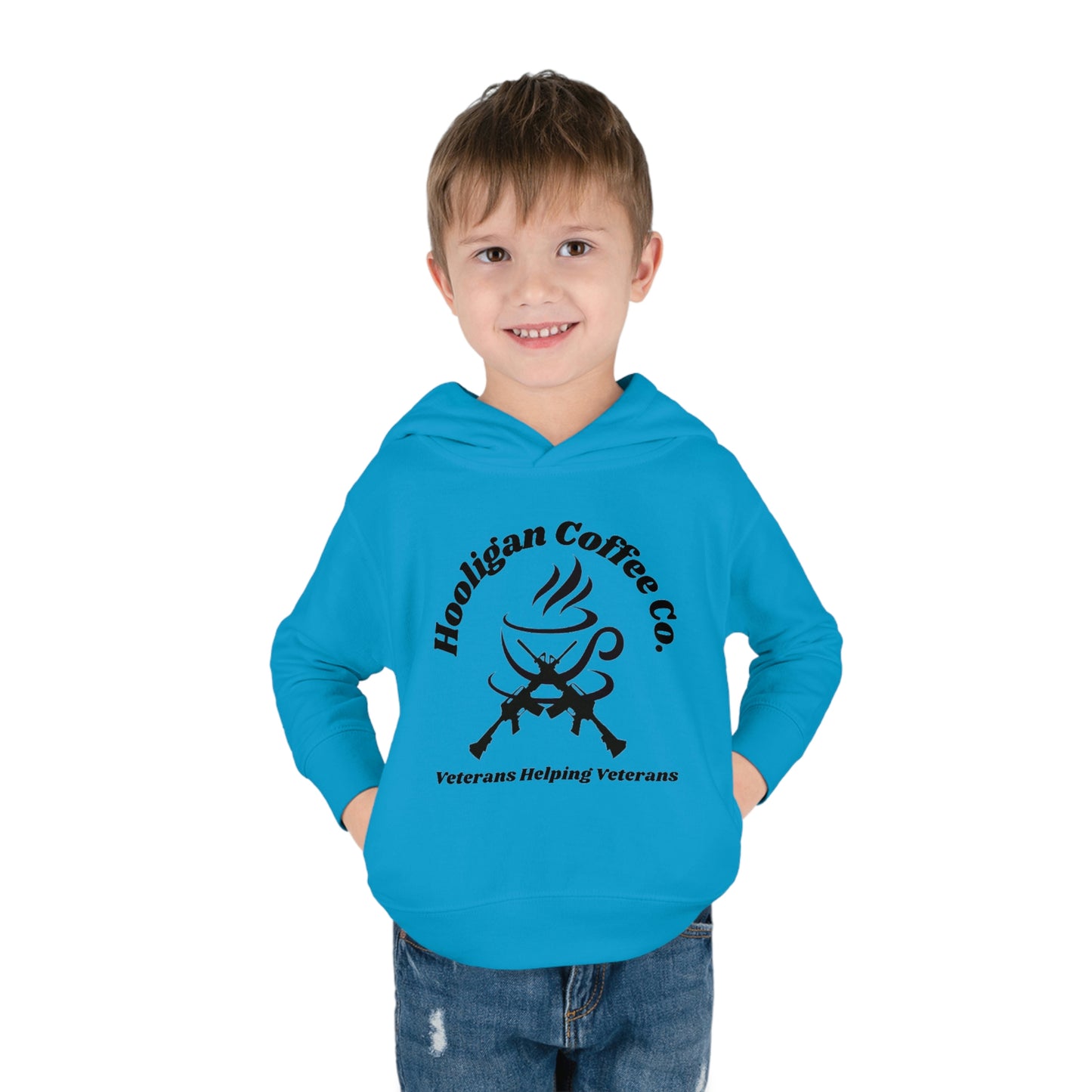 Hooligan Coffee Toddler Pullover Fleece Hoodie