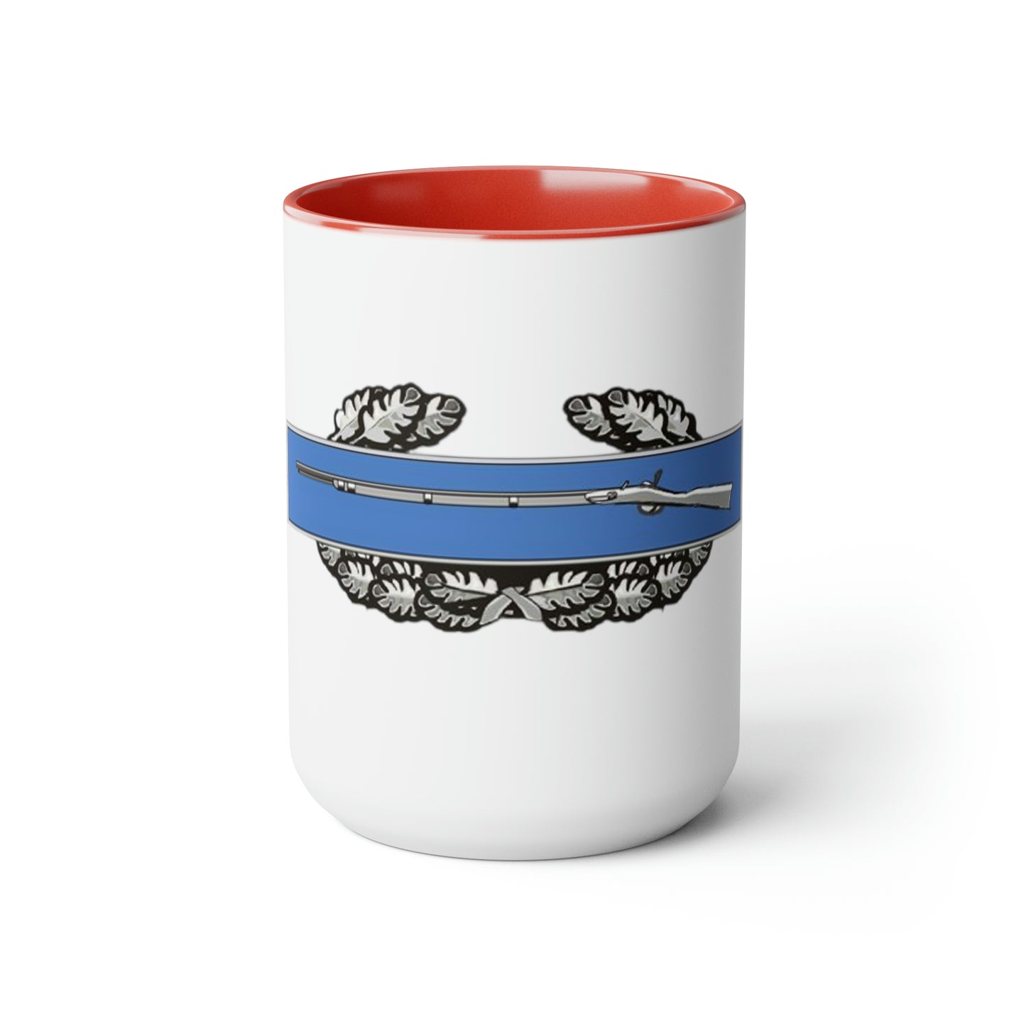 Combat Infantry Badge Two-Tone Coffee Mugs, 15oz