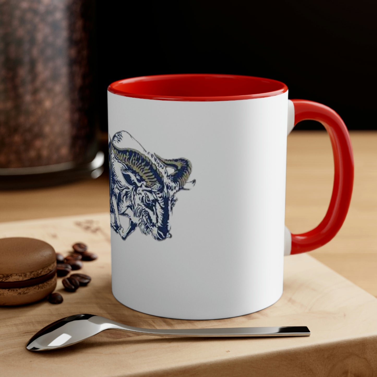 Navy Accent Coffee Mug, 11oz