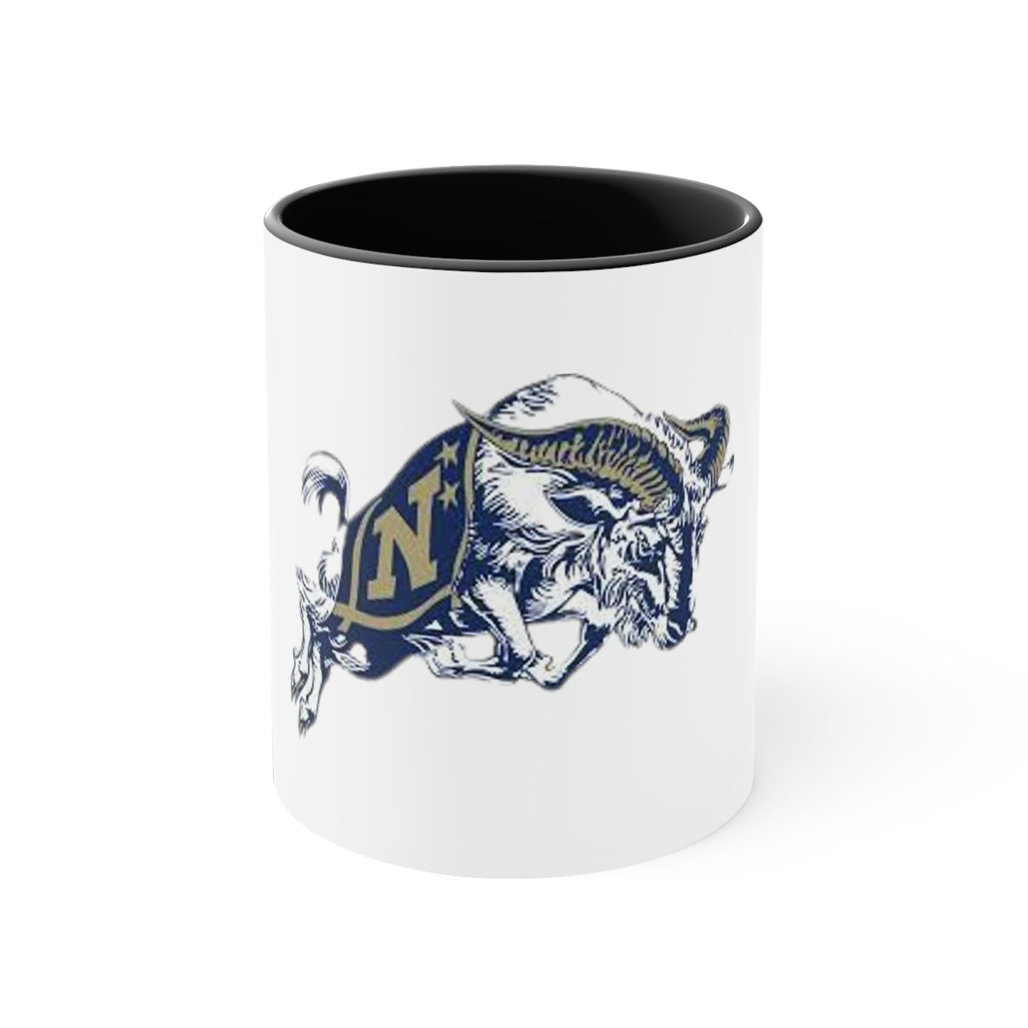 Navy Accent Coffee Mug, 11oz