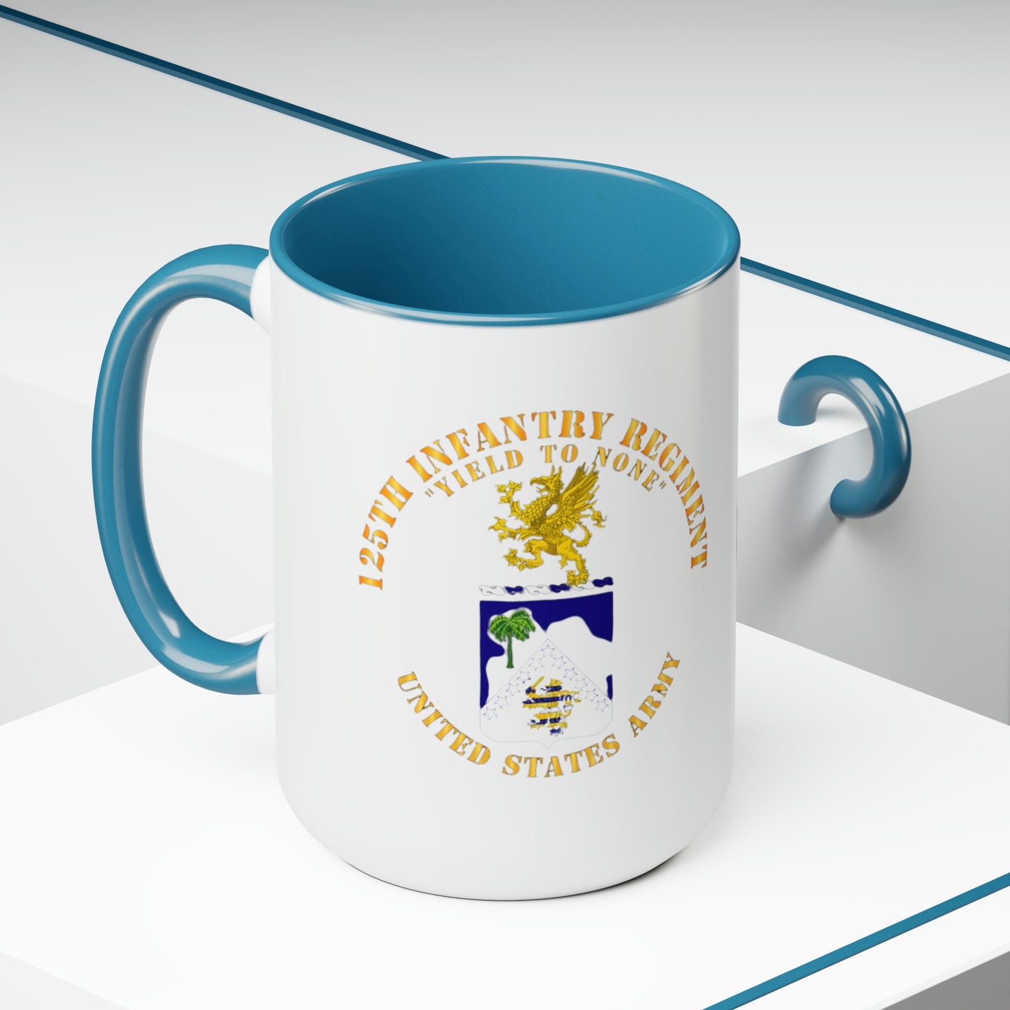 38th ID Cyclone Division Two-Tone Coffee Mugs, 15oz