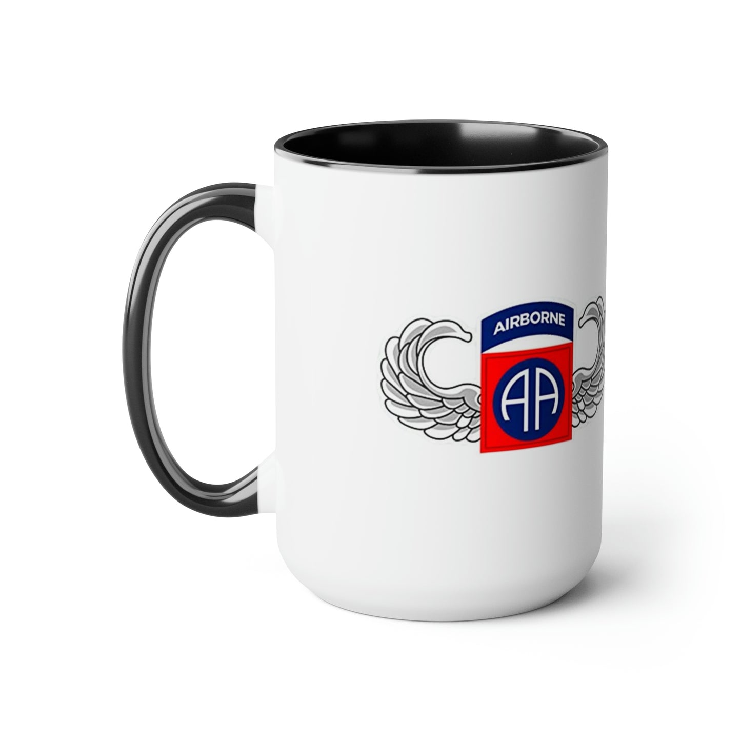 82nd Airborne/CIB Two-Tone Coffee Mugs, 15oz