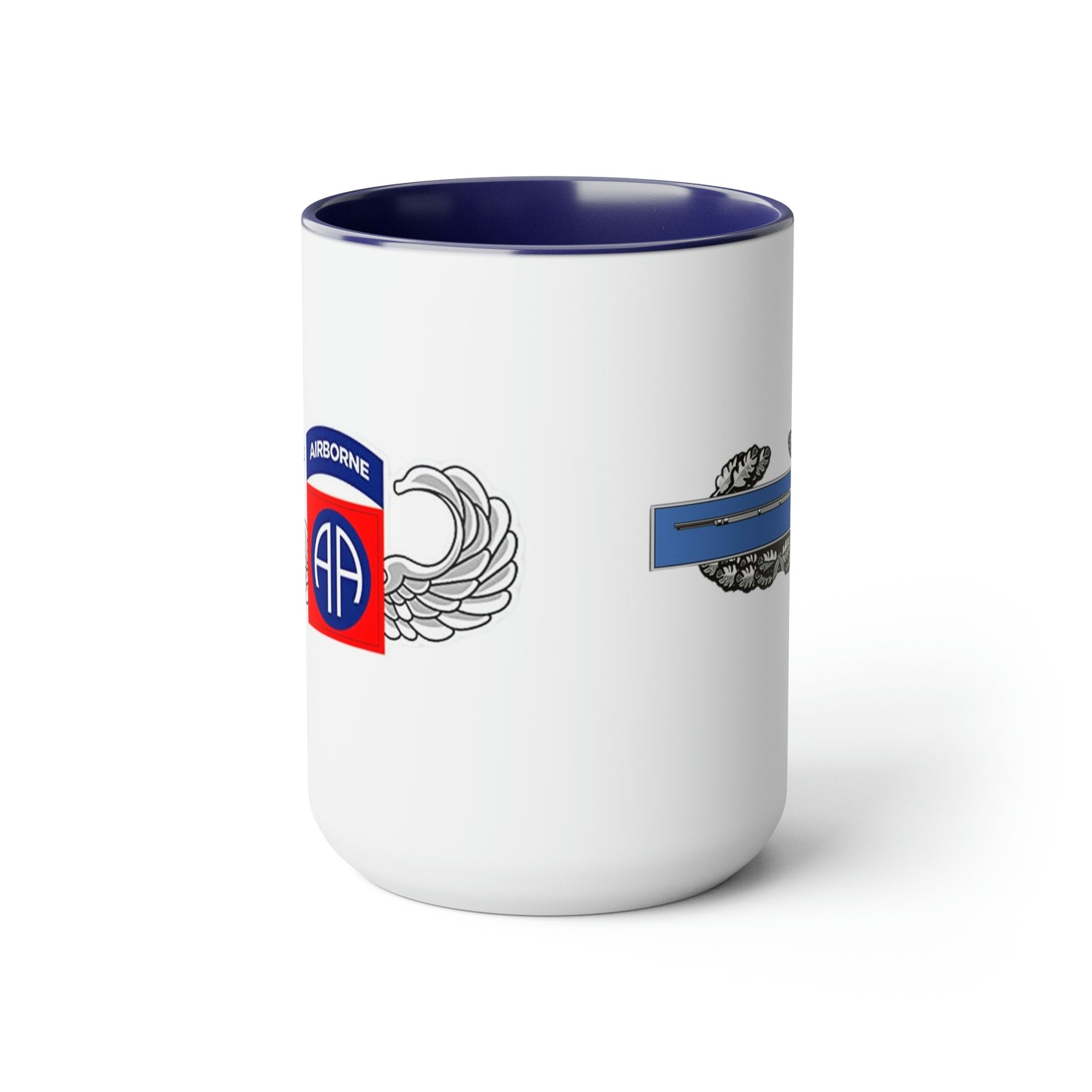 82nd Airborne/CIB Two-Tone Coffee Mugs, 15oz