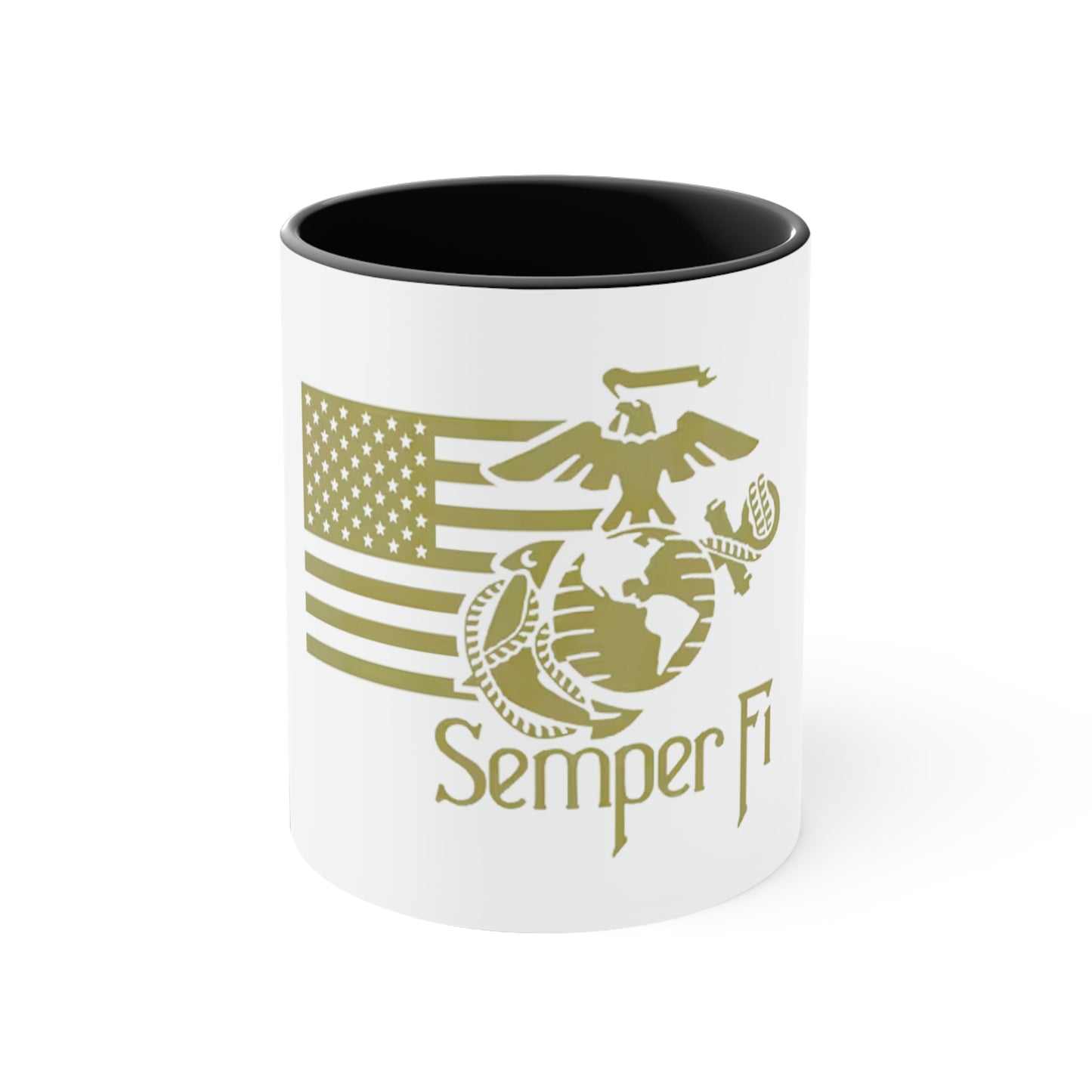 Semper Fi Accent Coffee Mug, 11oz