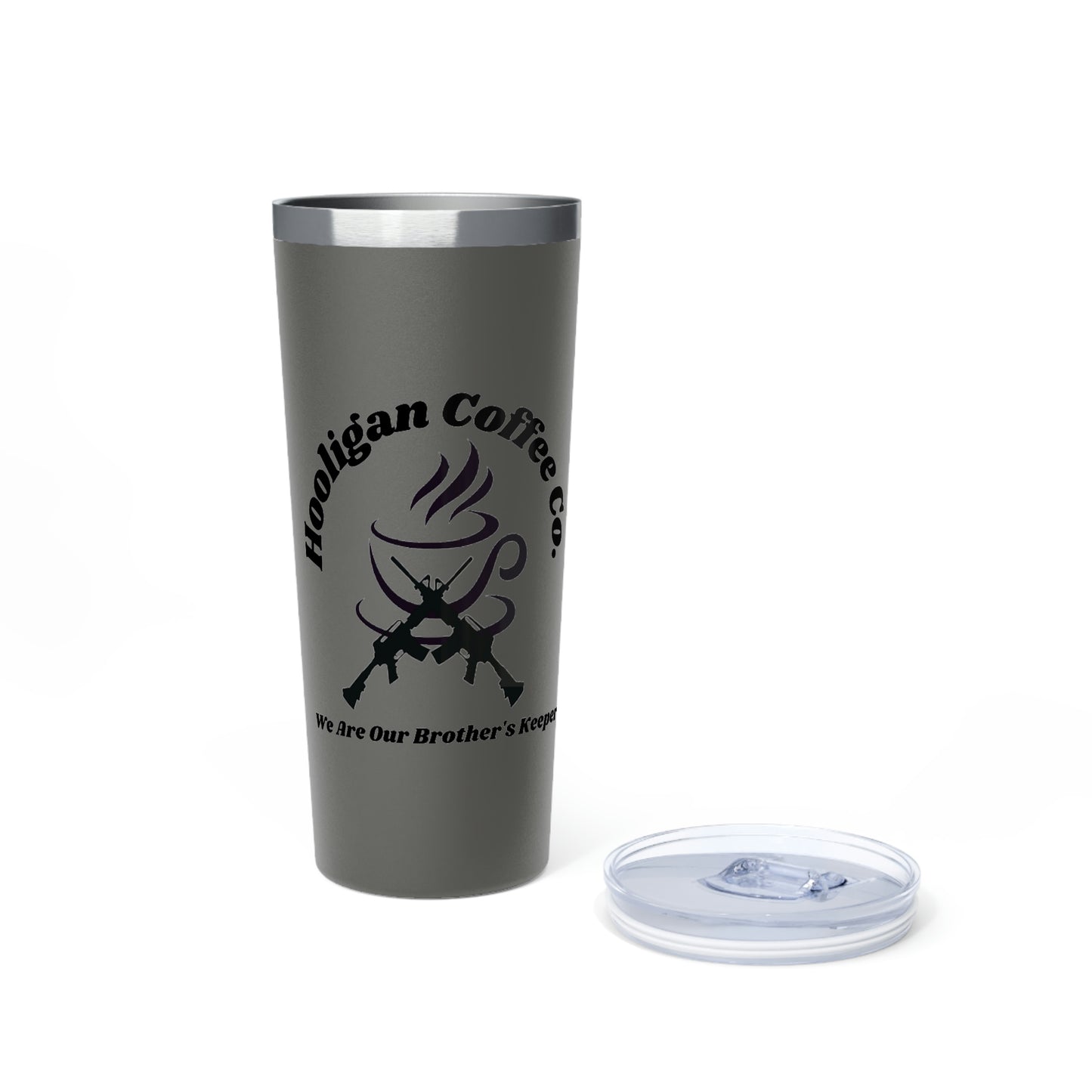 Hooligan Coffee Co. Tumbler, (We Are Our Brother's Keeper) 22oz