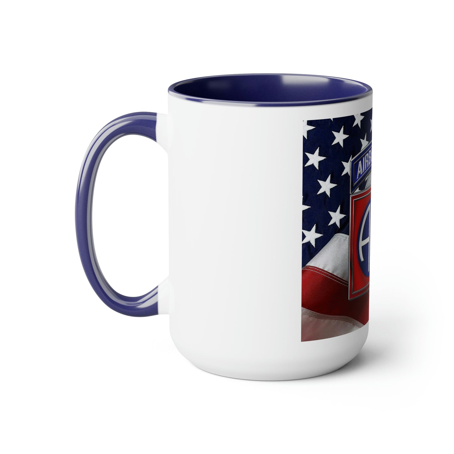 82nd Airborne Two-Tone Coffee Mugs, 15oz