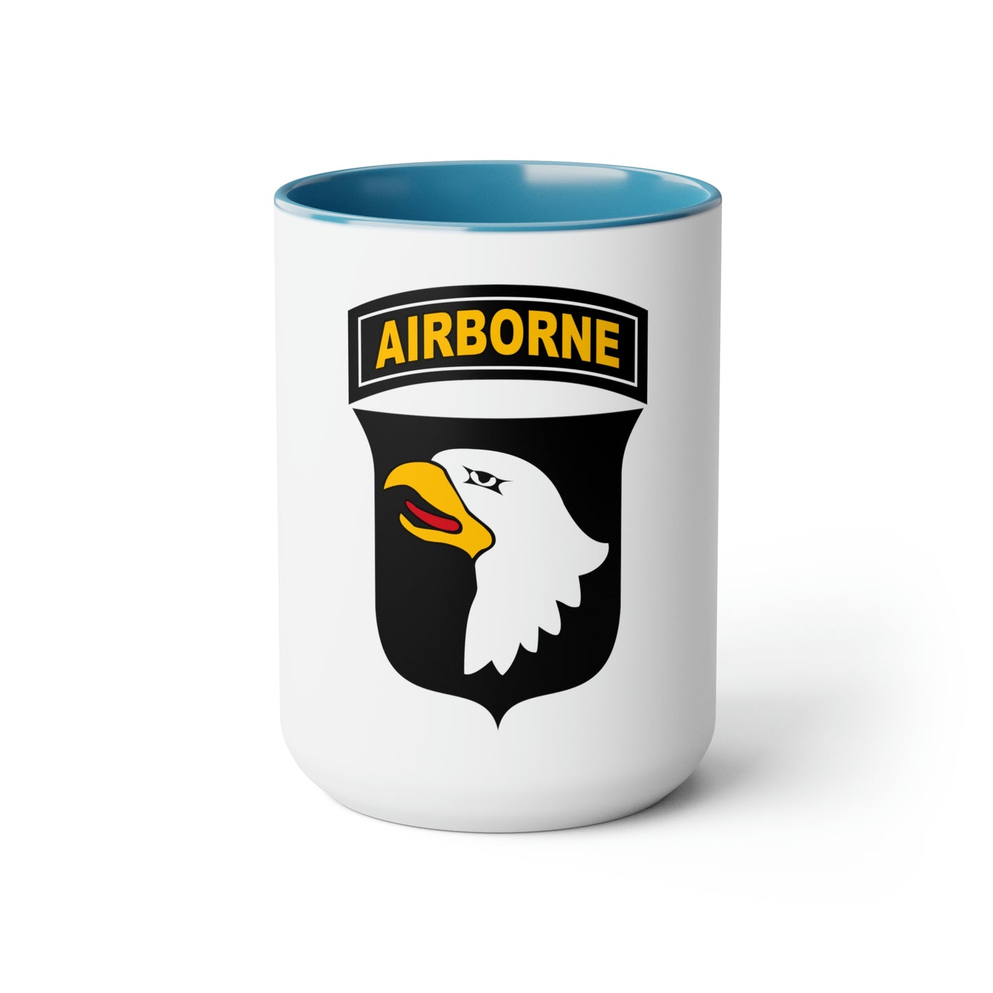 101st Airborne Two-Tone Coffee Mugs, 15oz