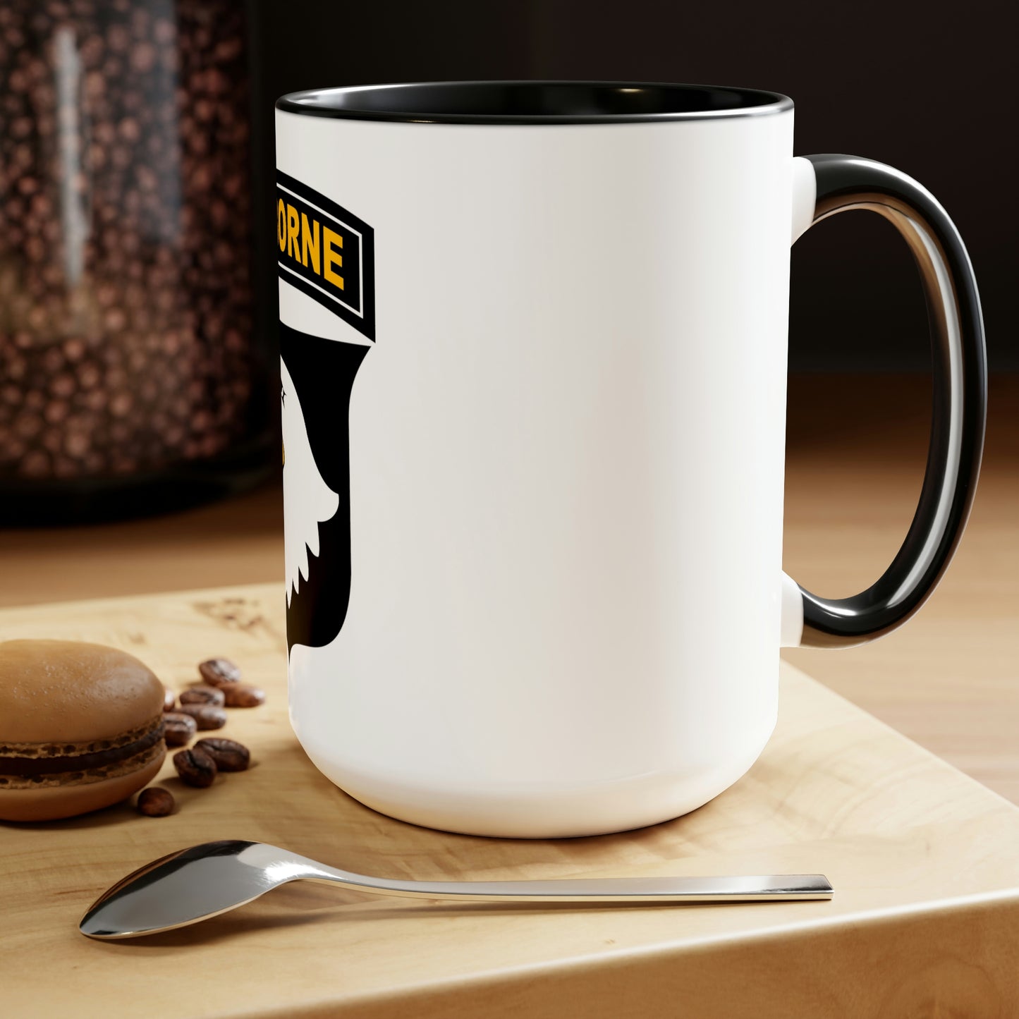 101st Airborne Two-Tone Coffee Mugs, 15oz