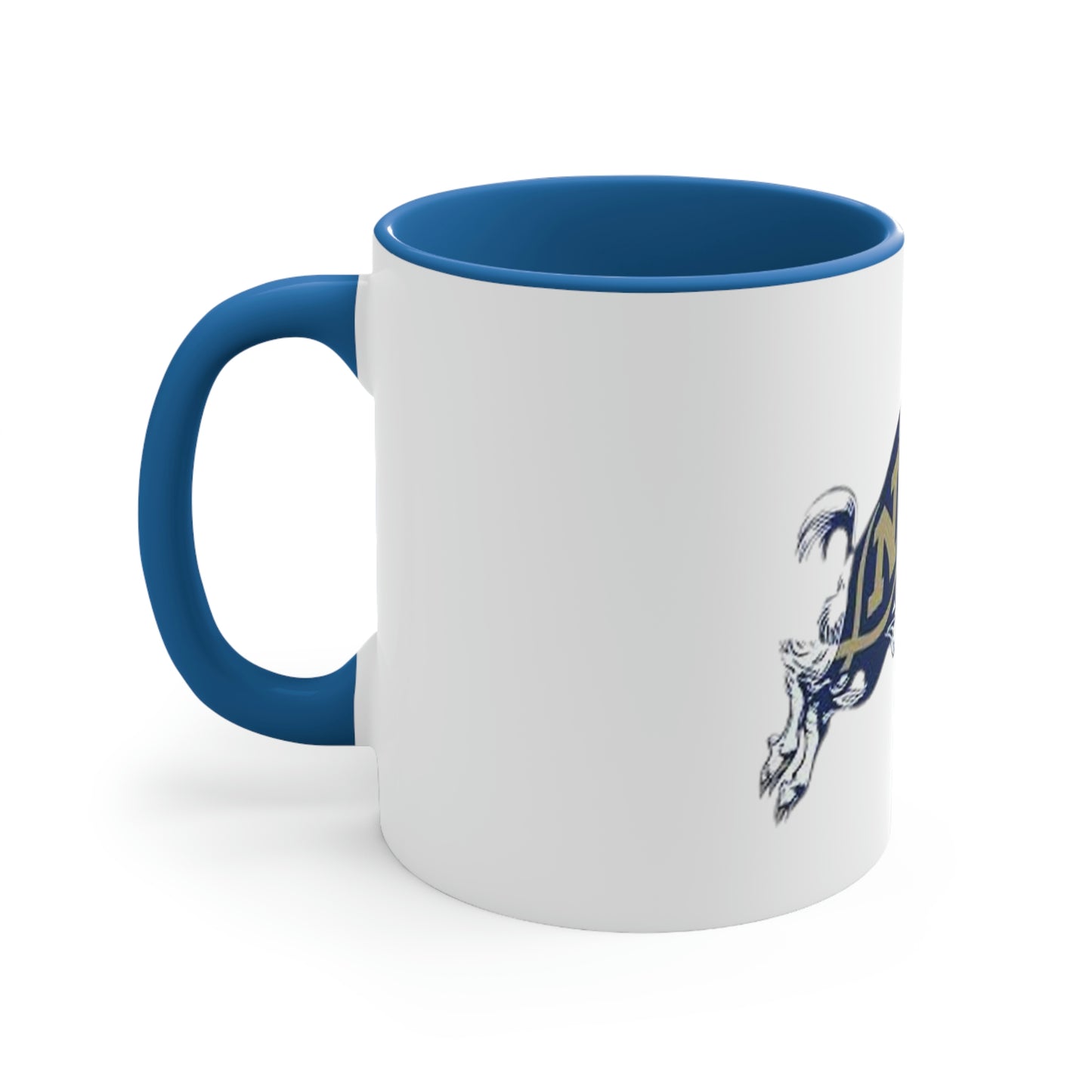 Navy Accent Coffee Mug, 11oz