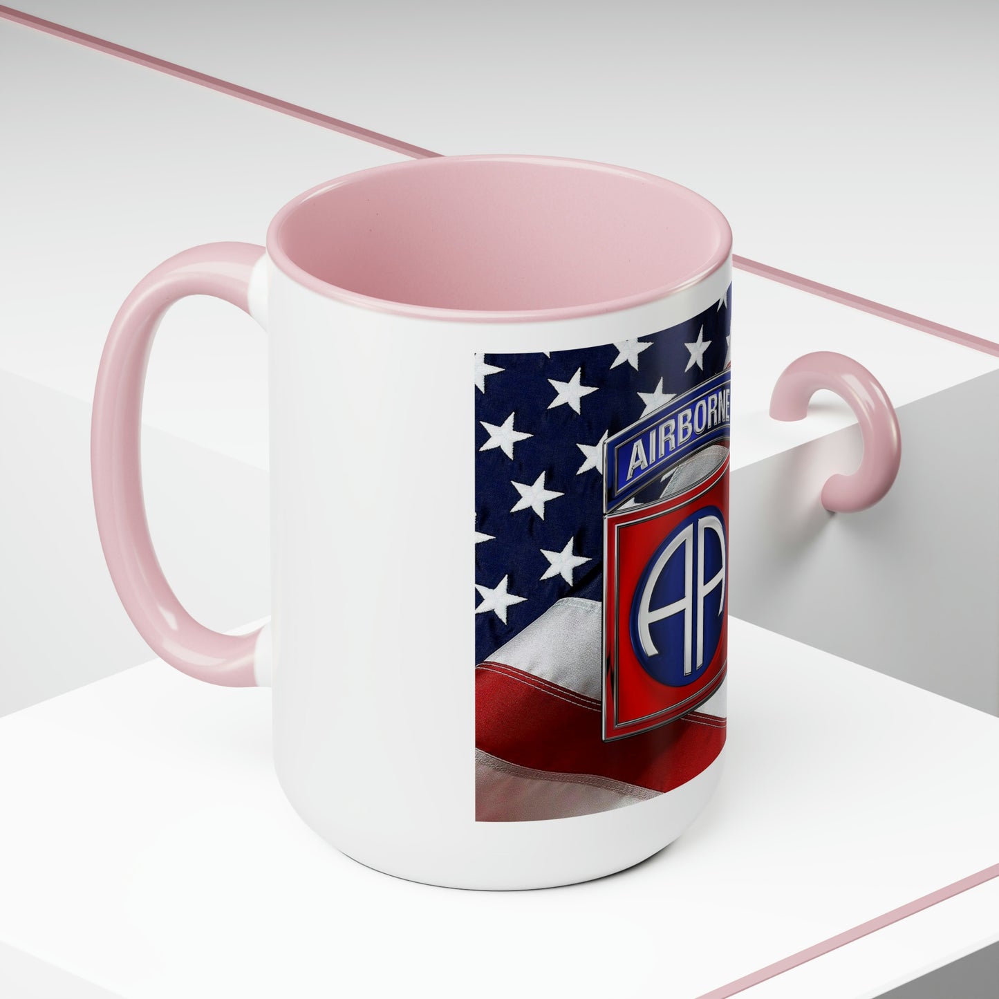 82nd Airborne Two-Tone Coffee Mugs, 15oz