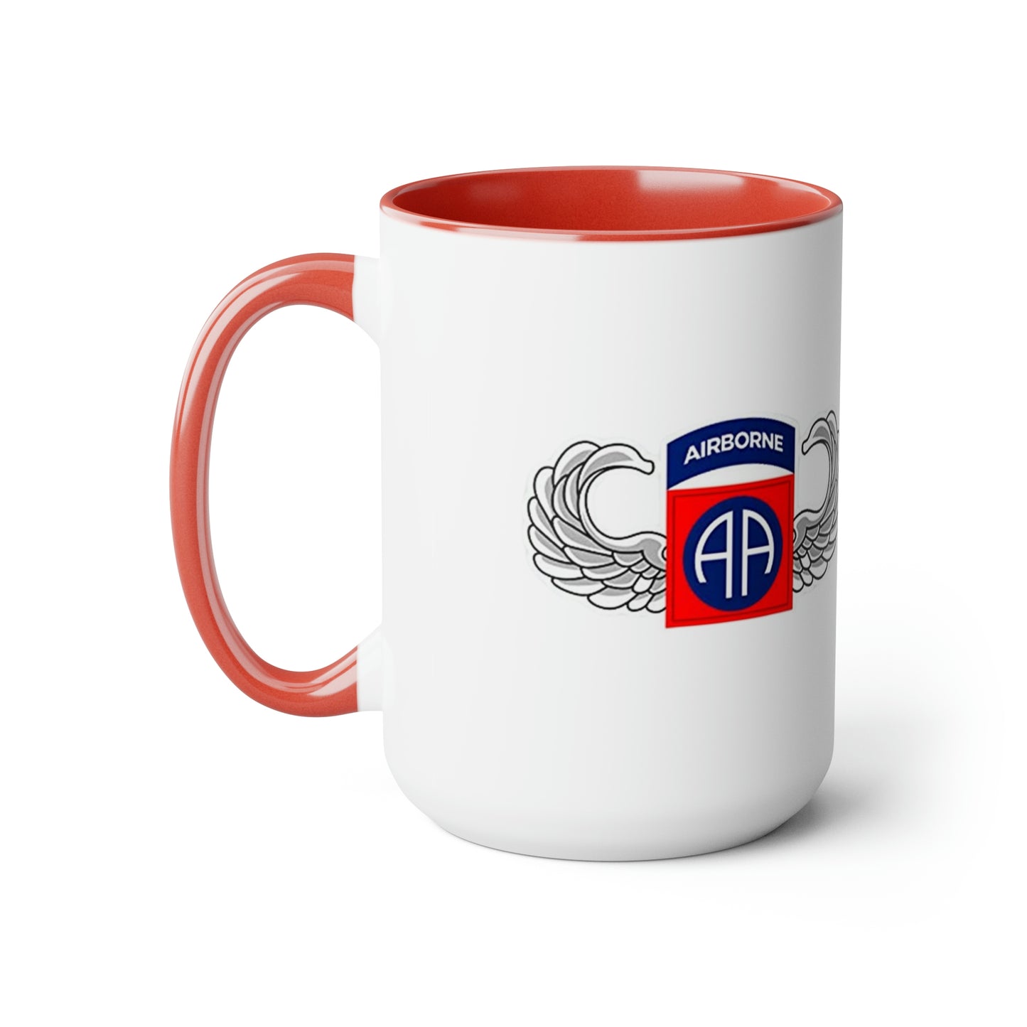 82nd Airborne/CIB Two-Tone Coffee Mugs, 15oz