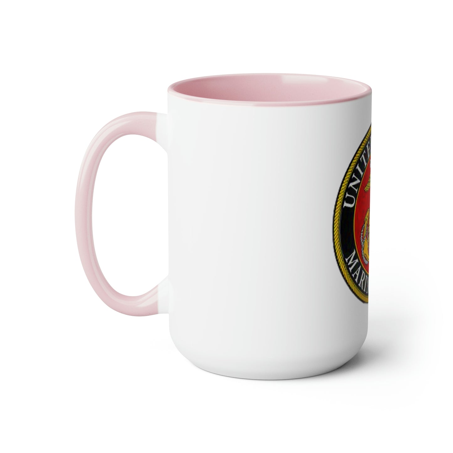 U.S. Marine Corp (Seal) Two-Tone Coffee Mugs, 15oz