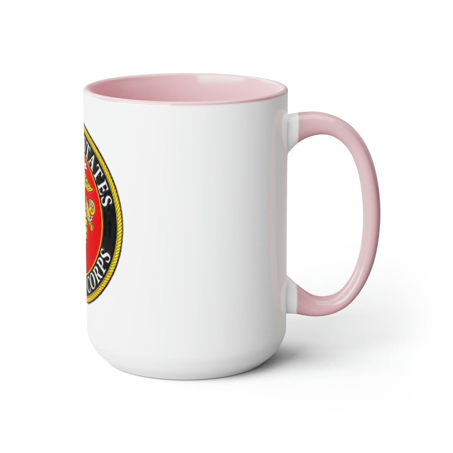 U.S. Marine Corp (Seal) Two-Tone Coffee Mugs, 15oz