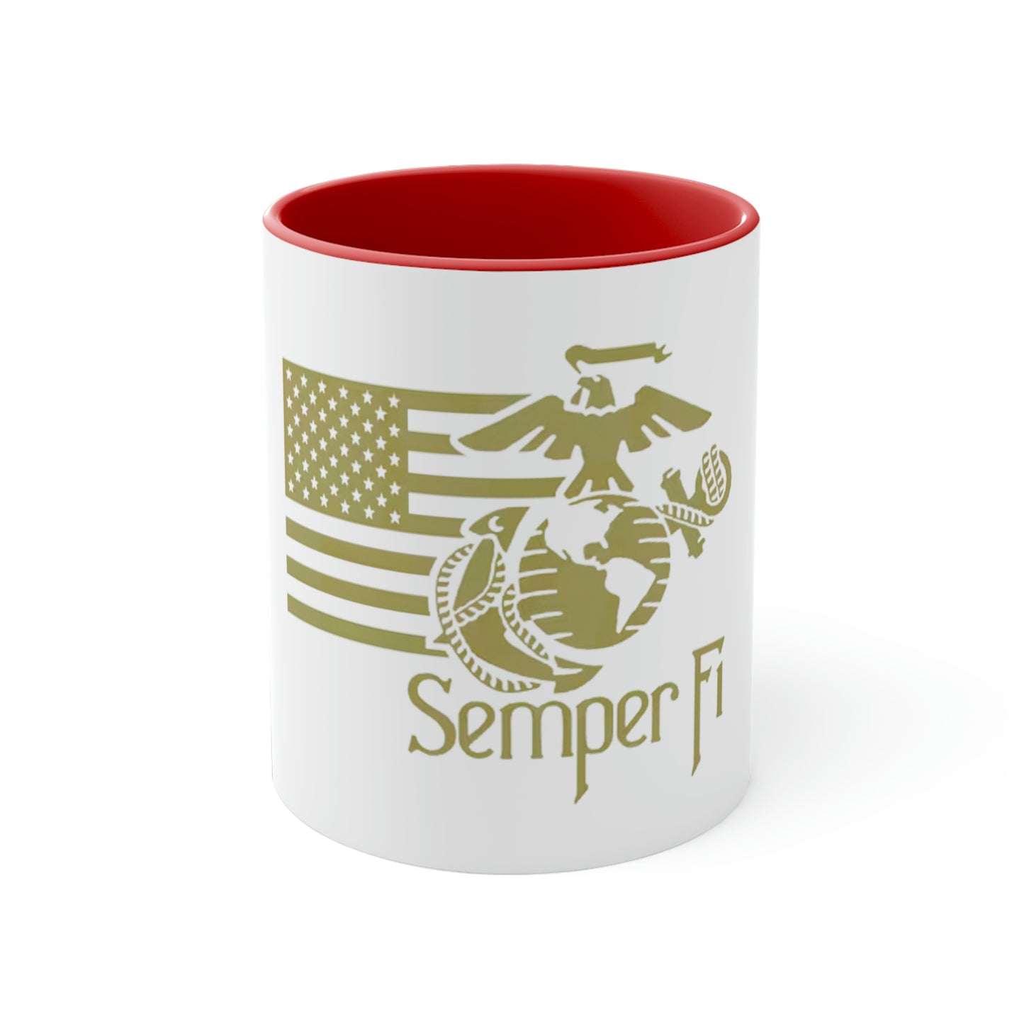 Semper Fi Accent Coffee Mug, 11oz