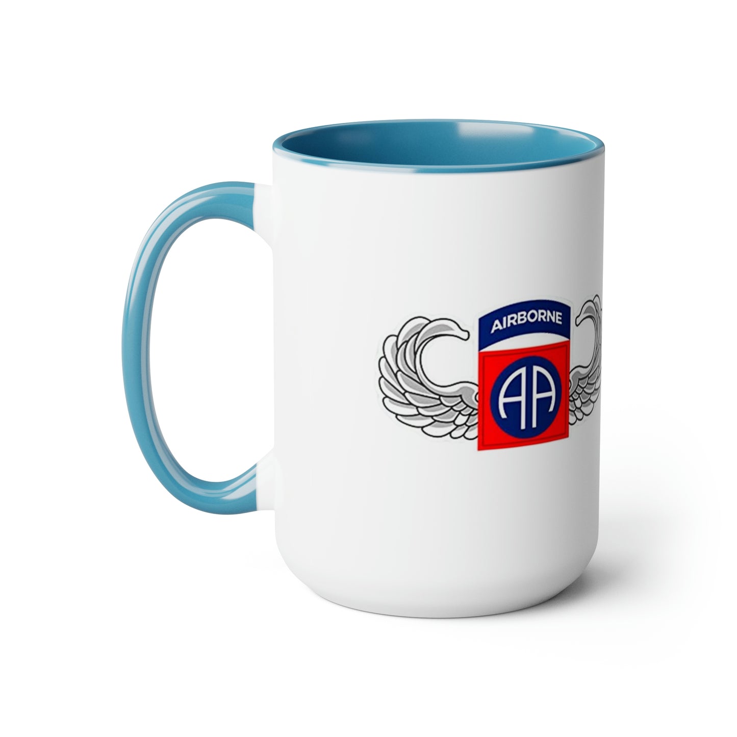 82nd Airborne/CIB Two-Tone Coffee Mugs, 15oz