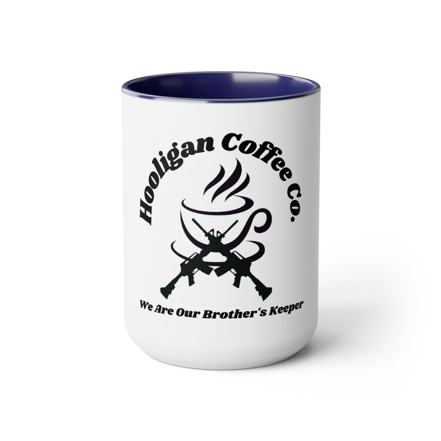 Hooligan Coffee Co. Mugs (We Are Our Brother's Keeper), 15oz