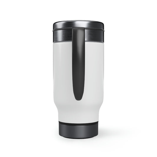 Hooligan Coffee Company Stainless Steel Travel Mug with Handle, 14oz