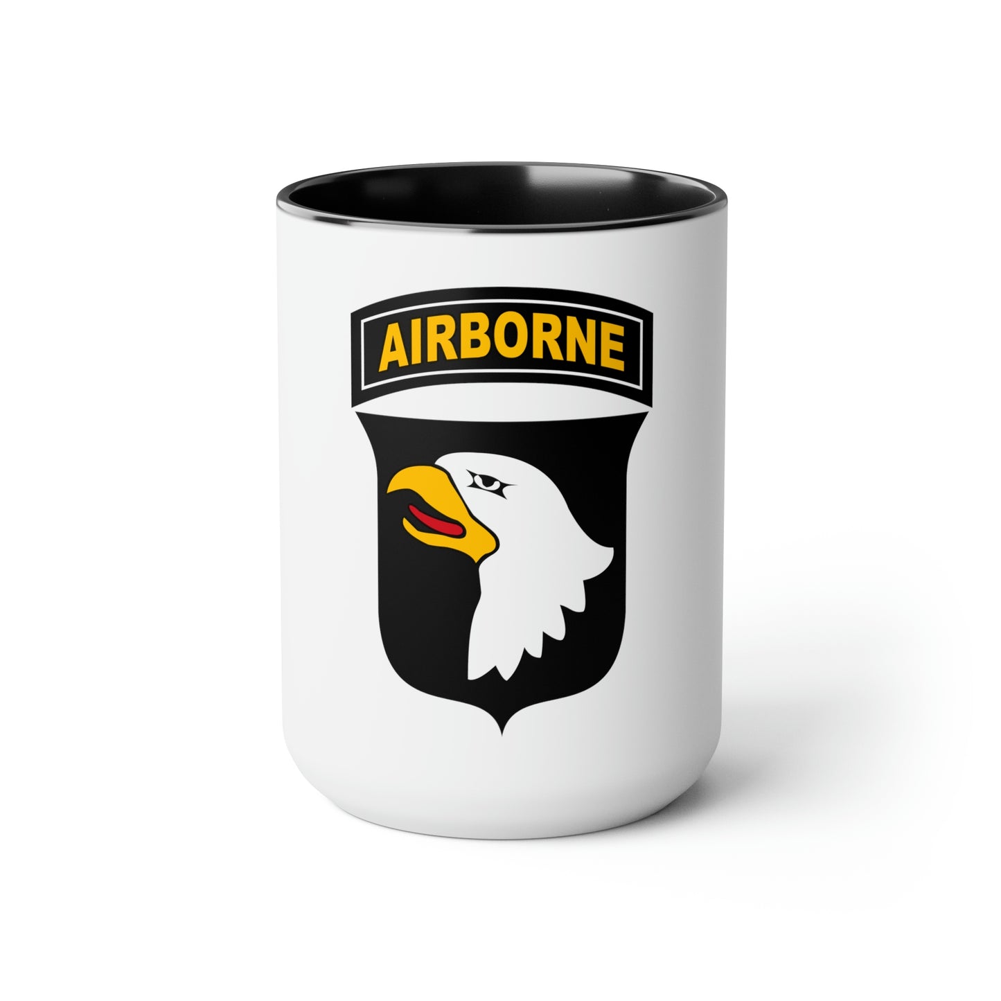 101st Airborne Two-Tone Coffee Mugs, 15oz