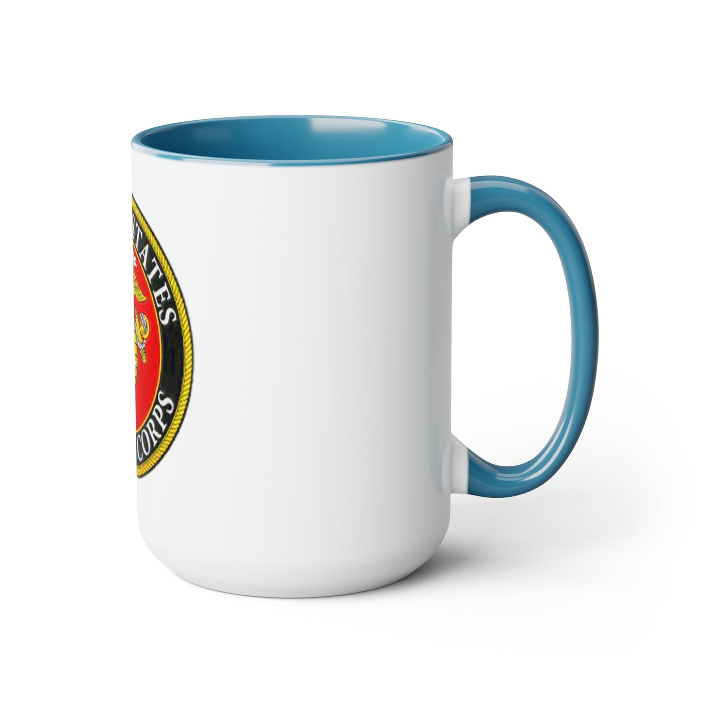 U.S. Marine Corp (Seal) Two-Tone Coffee Mugs, 15oz