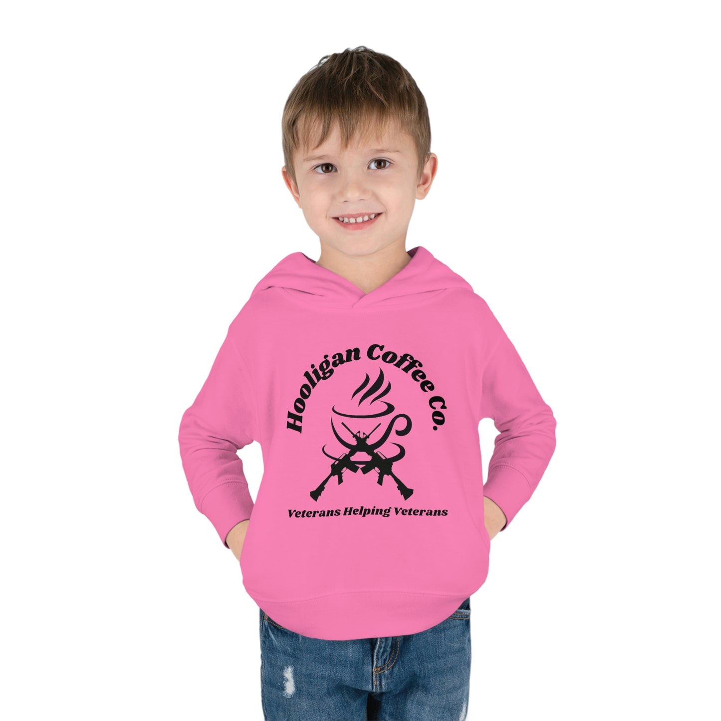 Hooligan Coffee Toddler Pullover Fleece Hoodie