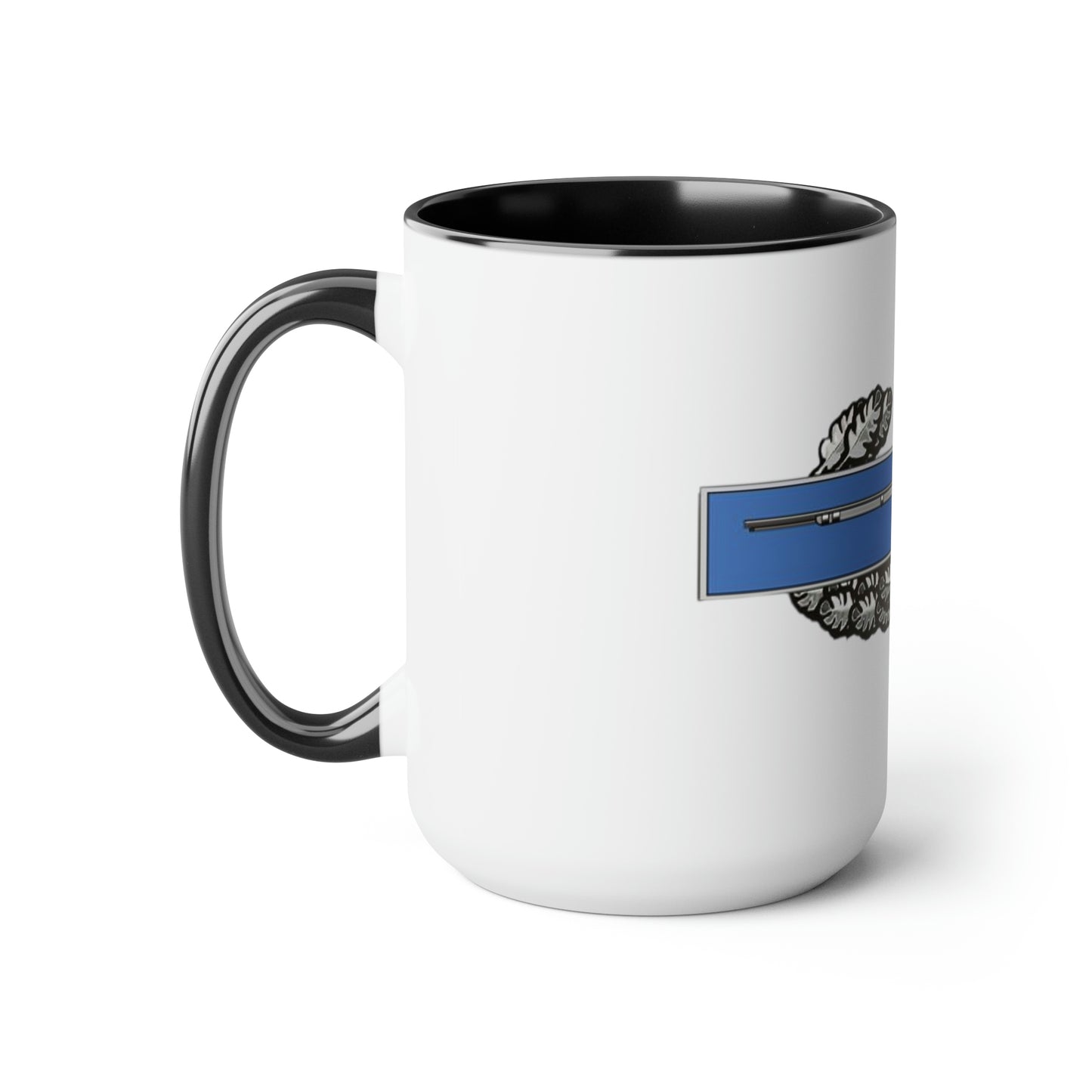 Combat Infantry Badge Two-Tone Coffee Mugs, 15oz