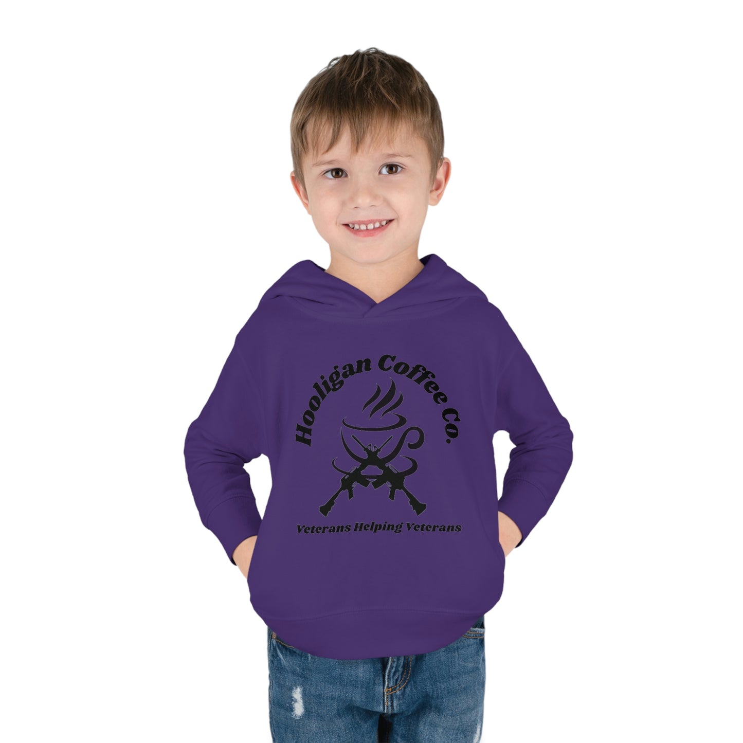 Hooligan Coffee Toddler Pullover Fleece Hoodie