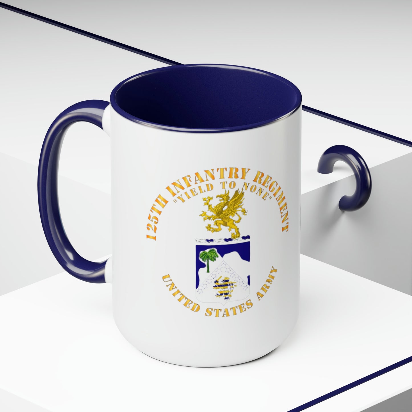 38th ID Cyclone Division Two-Tone Coffee Mugs, 15oz