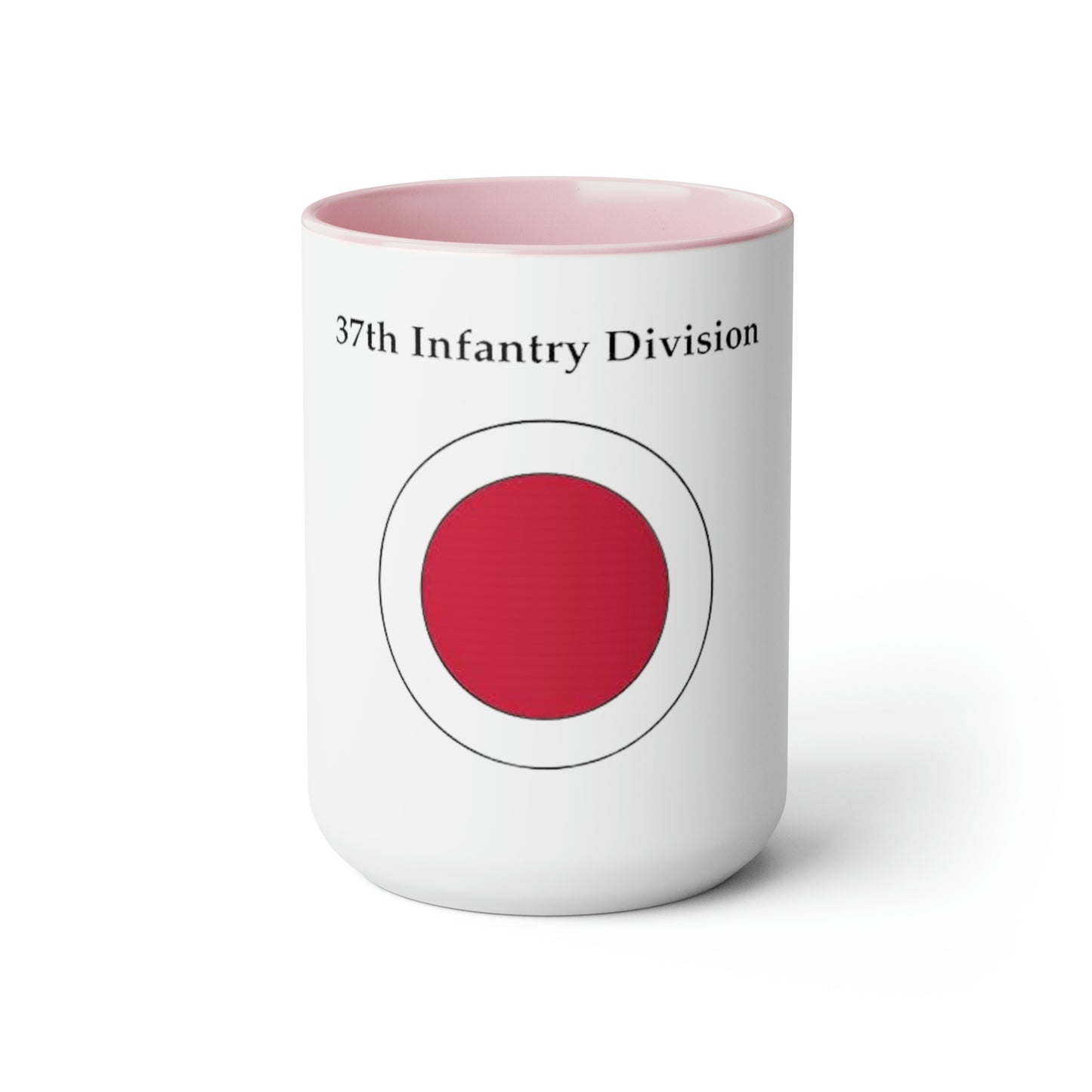 37th Infantry Division Two-Tone Coffee Mugs, 15oz