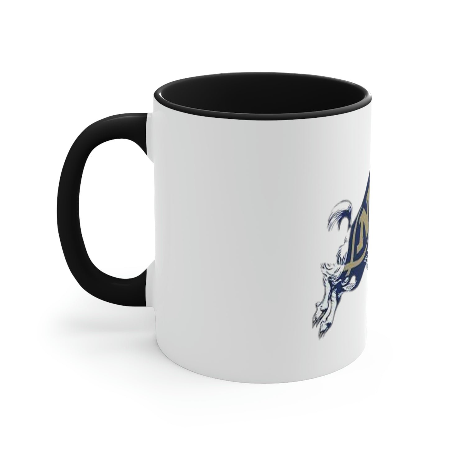 Navy Accent Coffee Mug, 11oz