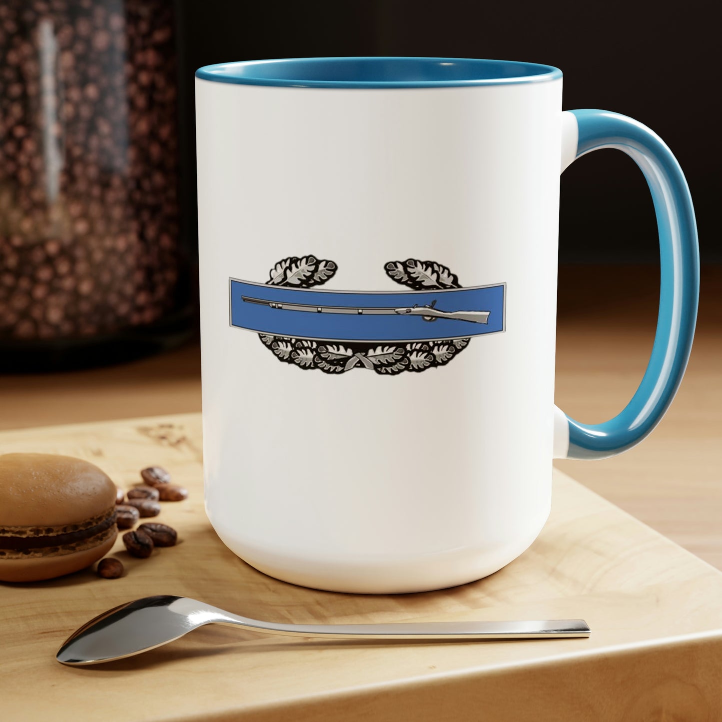 82nd Airborne/CIB Two-Tone Coffee Mugs, 15oz