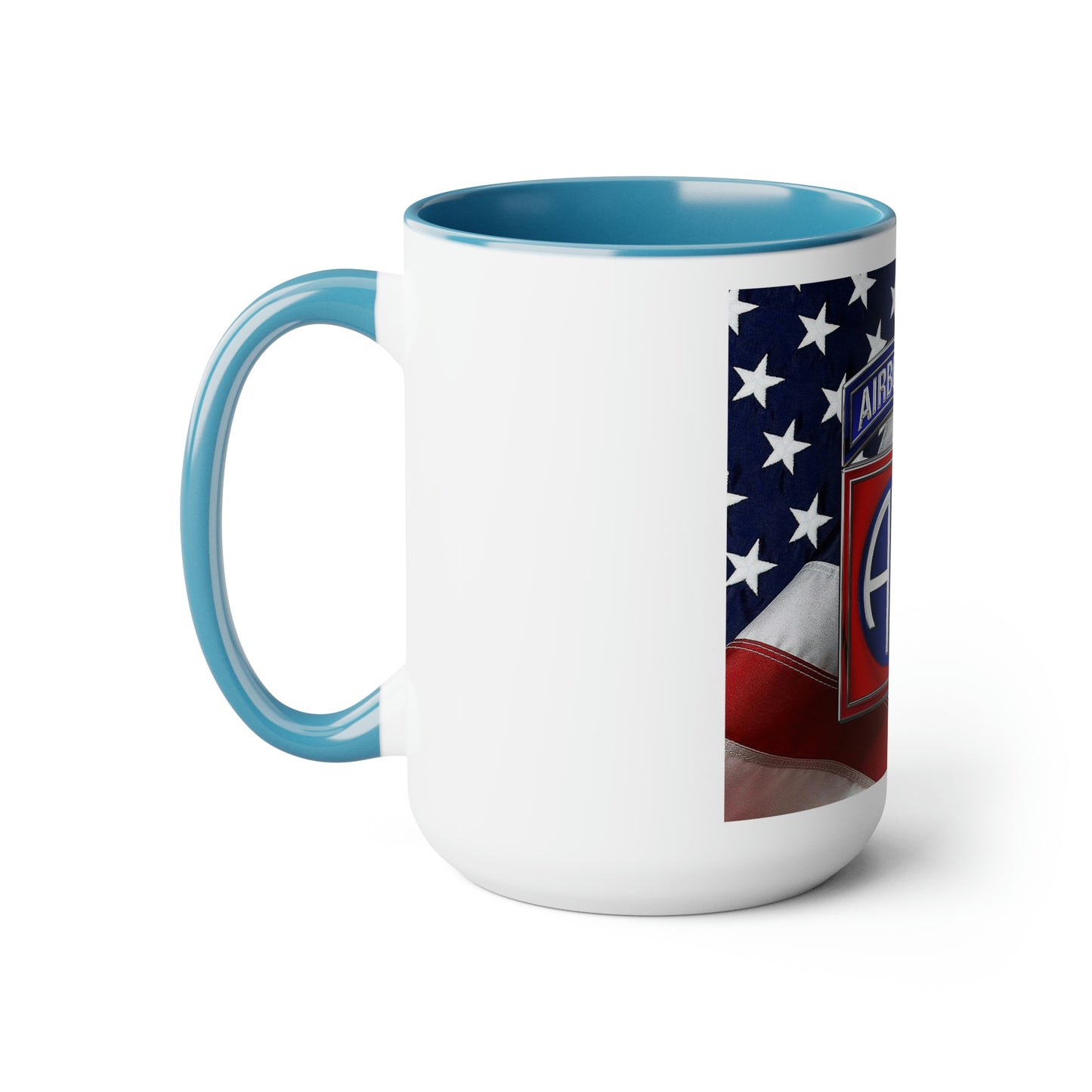 82nd Airborne Two-Tone Coffee Mugs, 15oz