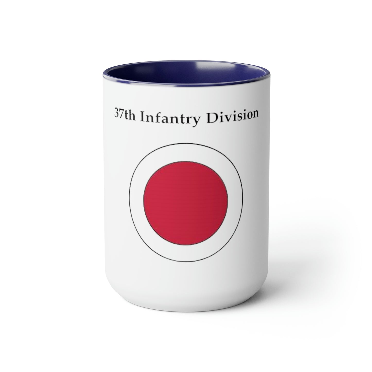 37th Infantry Division Two-Tone Coffee Mugs, 15oz