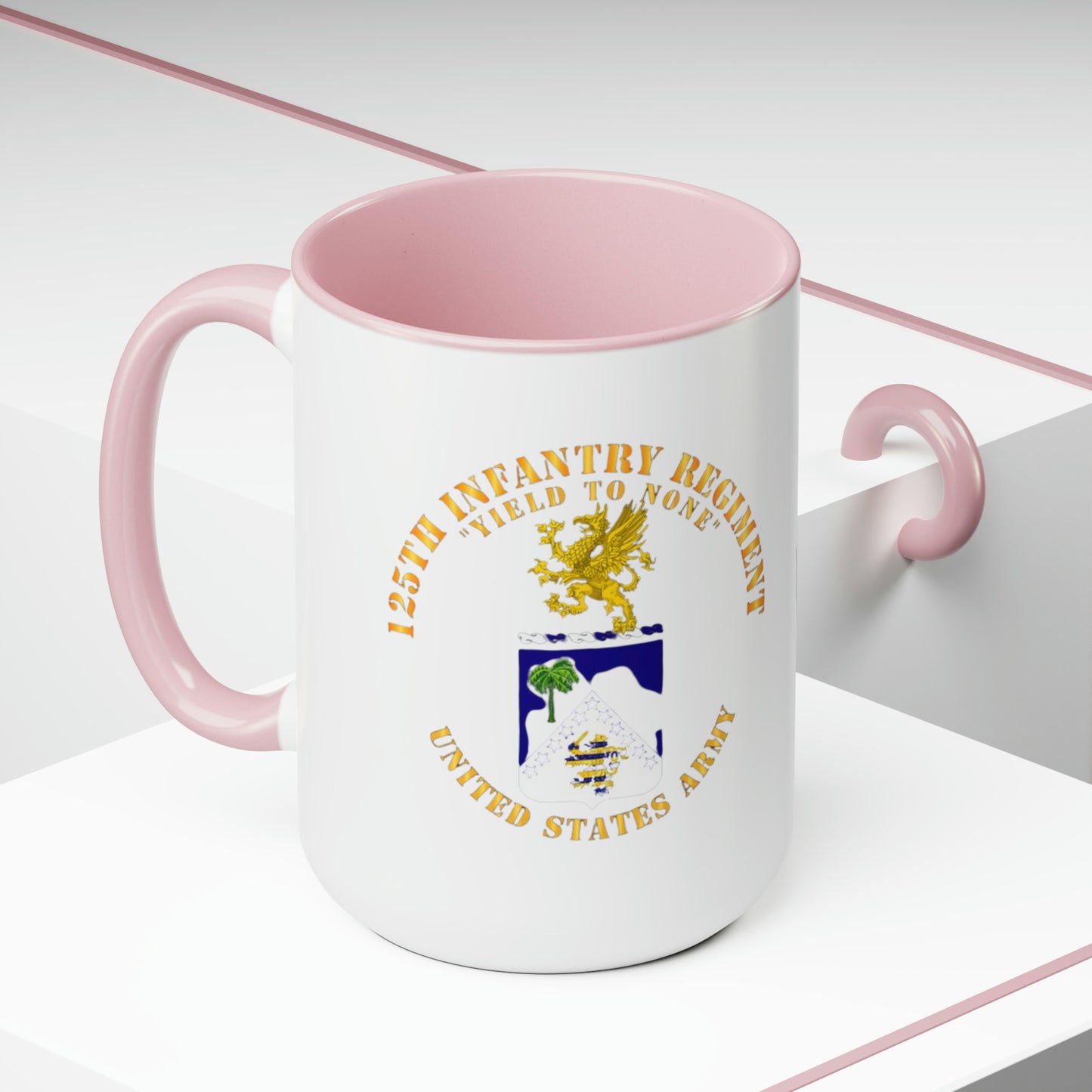 38th ID Cyclone Division Two-Tone Coffee Mugs, 15oz