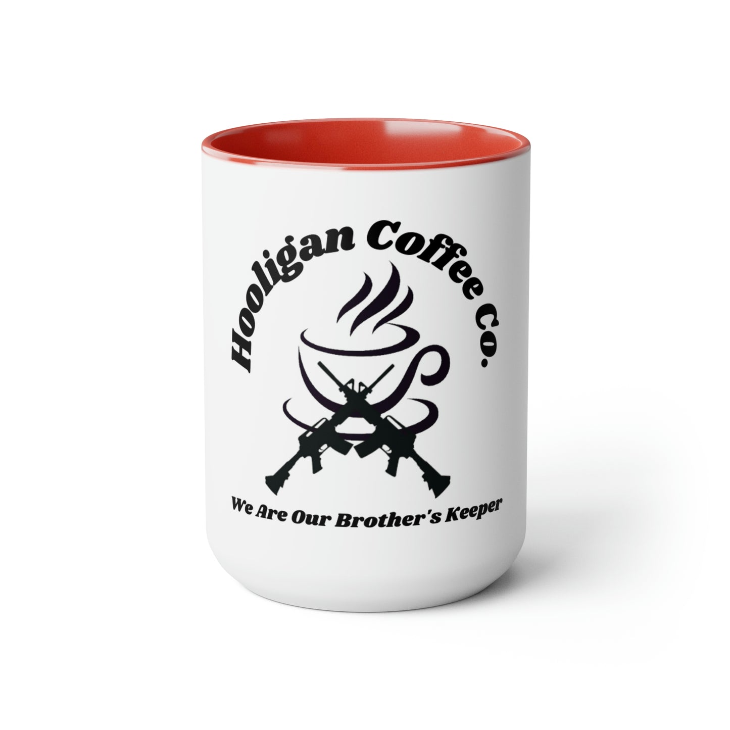 Hooligan Coffee Co. Mugs (We Are Our Brother's Keeper), 15oz