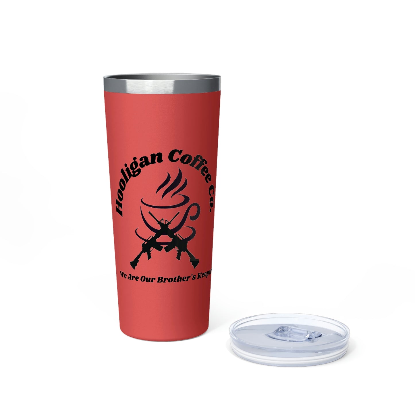 Hooligan Coffee Co. Tumbler, (We Are Our Brother's Keeper) 22oz