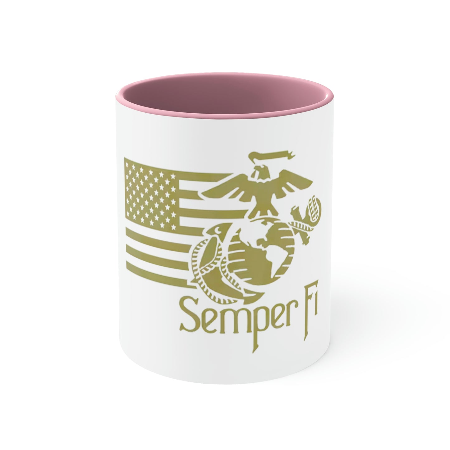 Semper Fi Accent Coffee Mug, 11oz