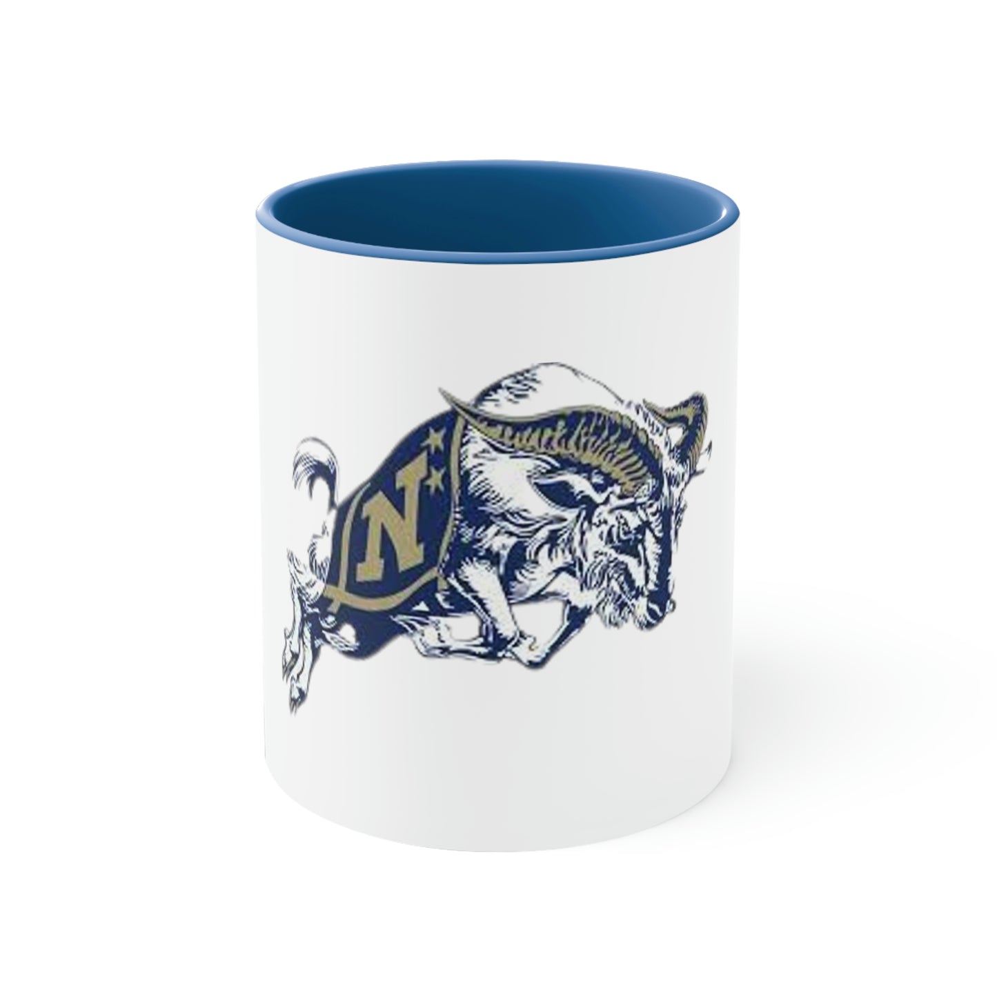 Navy Accent Coffee Mug, 11oz