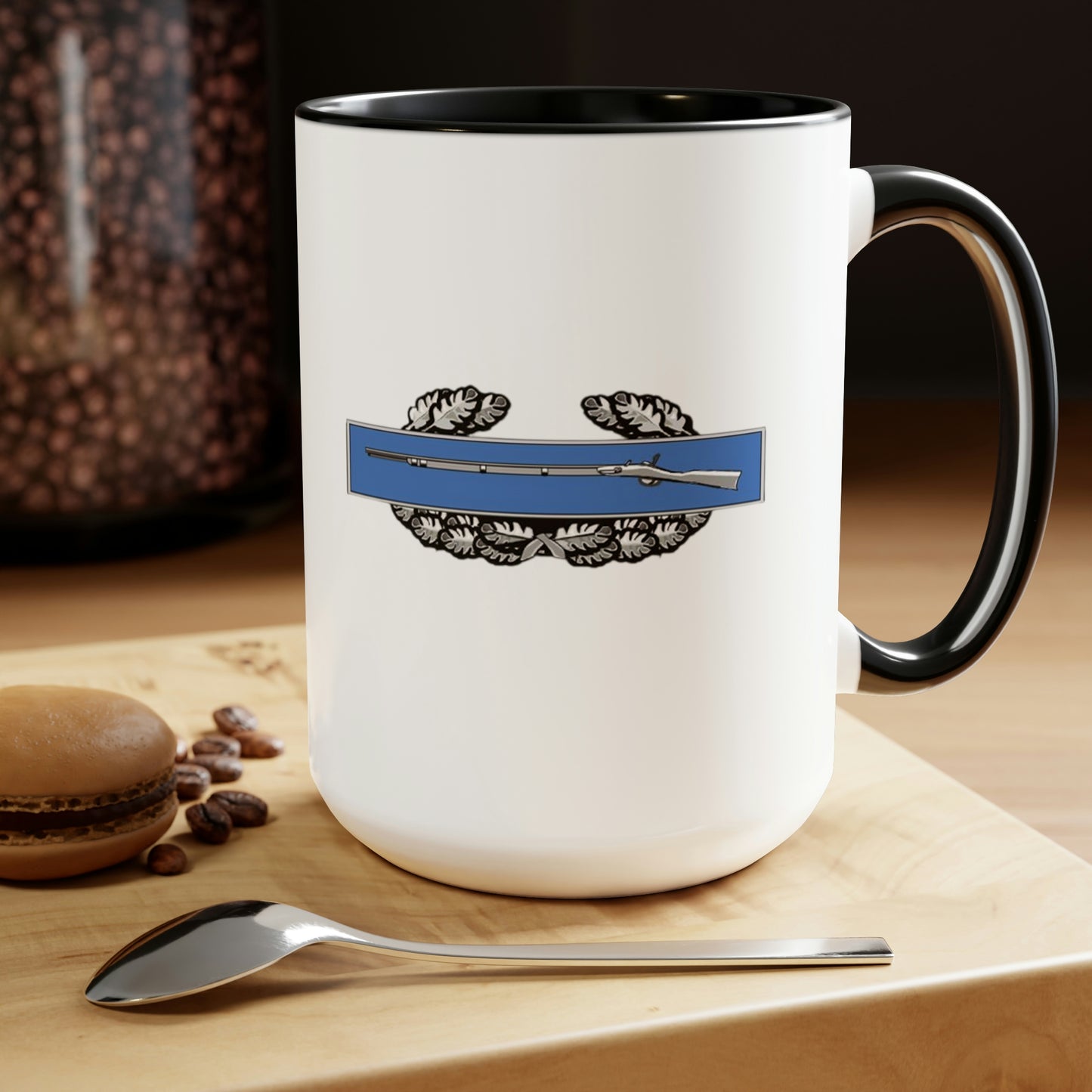 82nd Airborne/CIB Two-Tone Coffee Mugs, 15oz