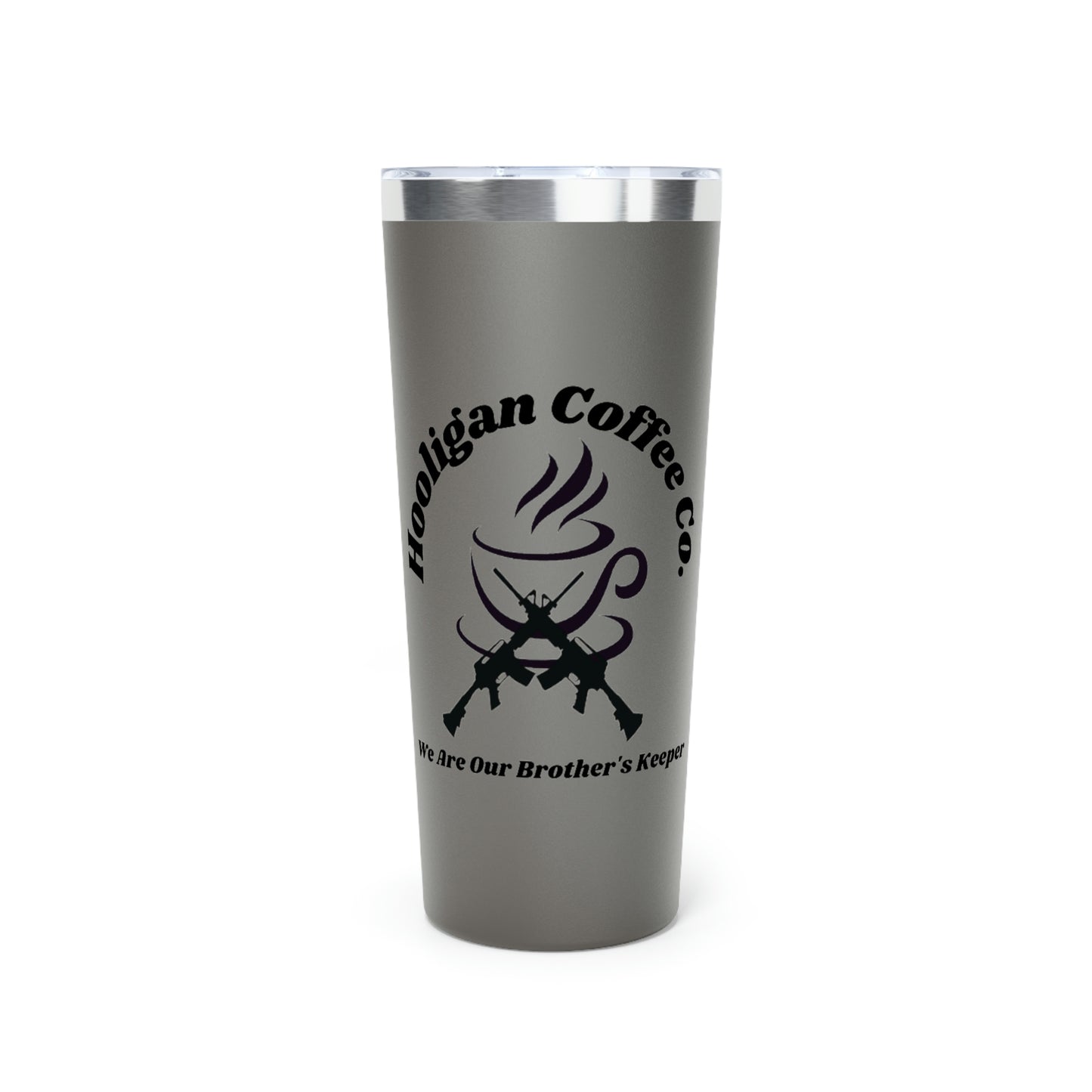 Hooligan Coffee Co. Tumbler, (We Are Our Brother's Keeper) 22oz