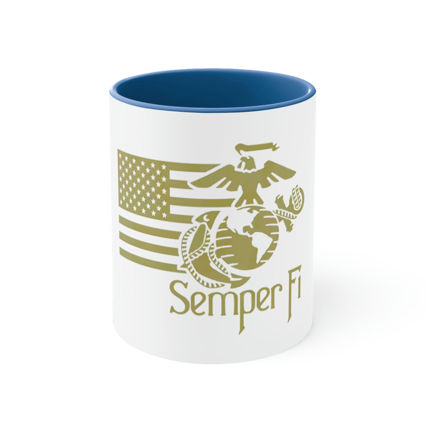 Semper Fi Accent Coffee Mug, 11oz