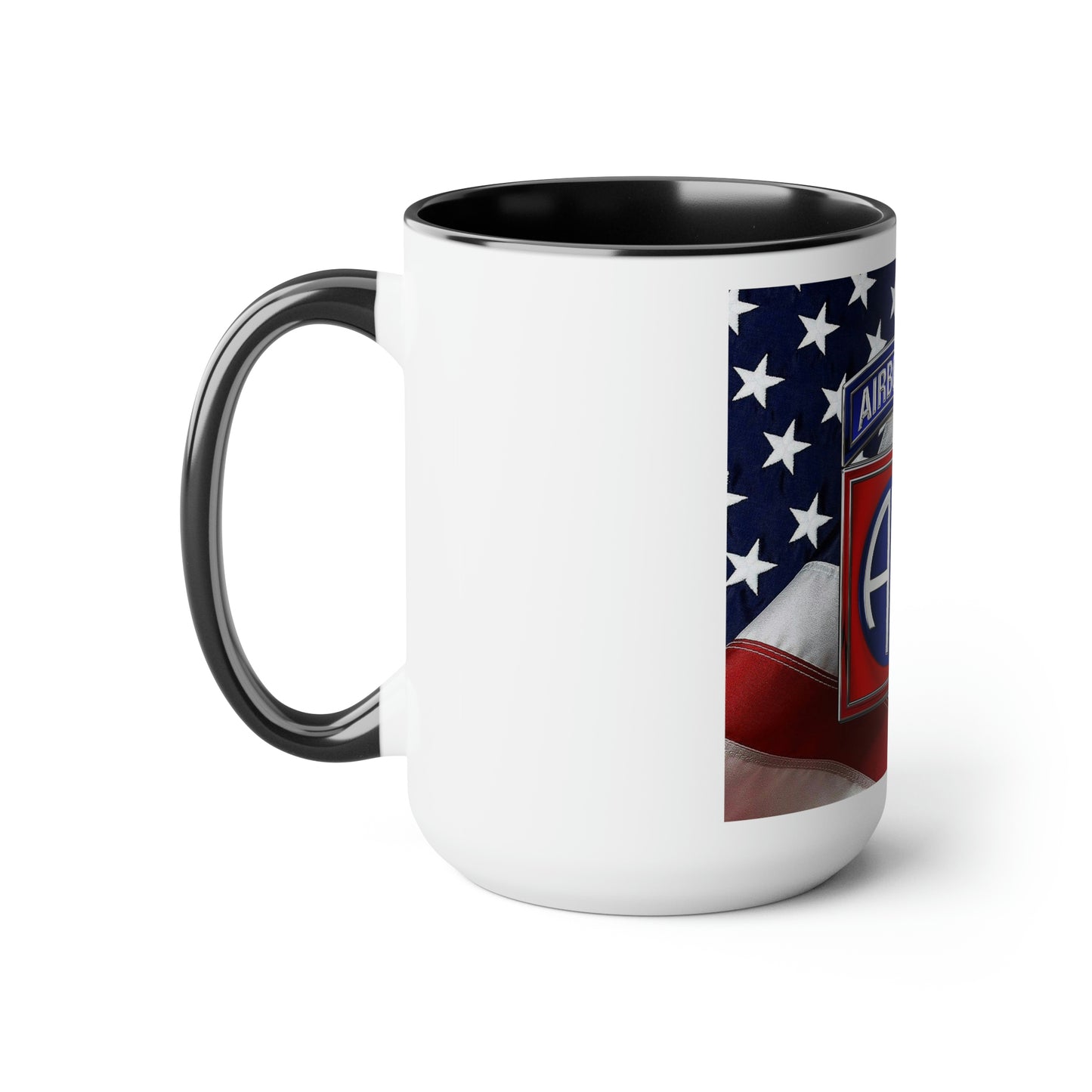 82nd Airborne Two-Tone Coffee Mugs, 15oz