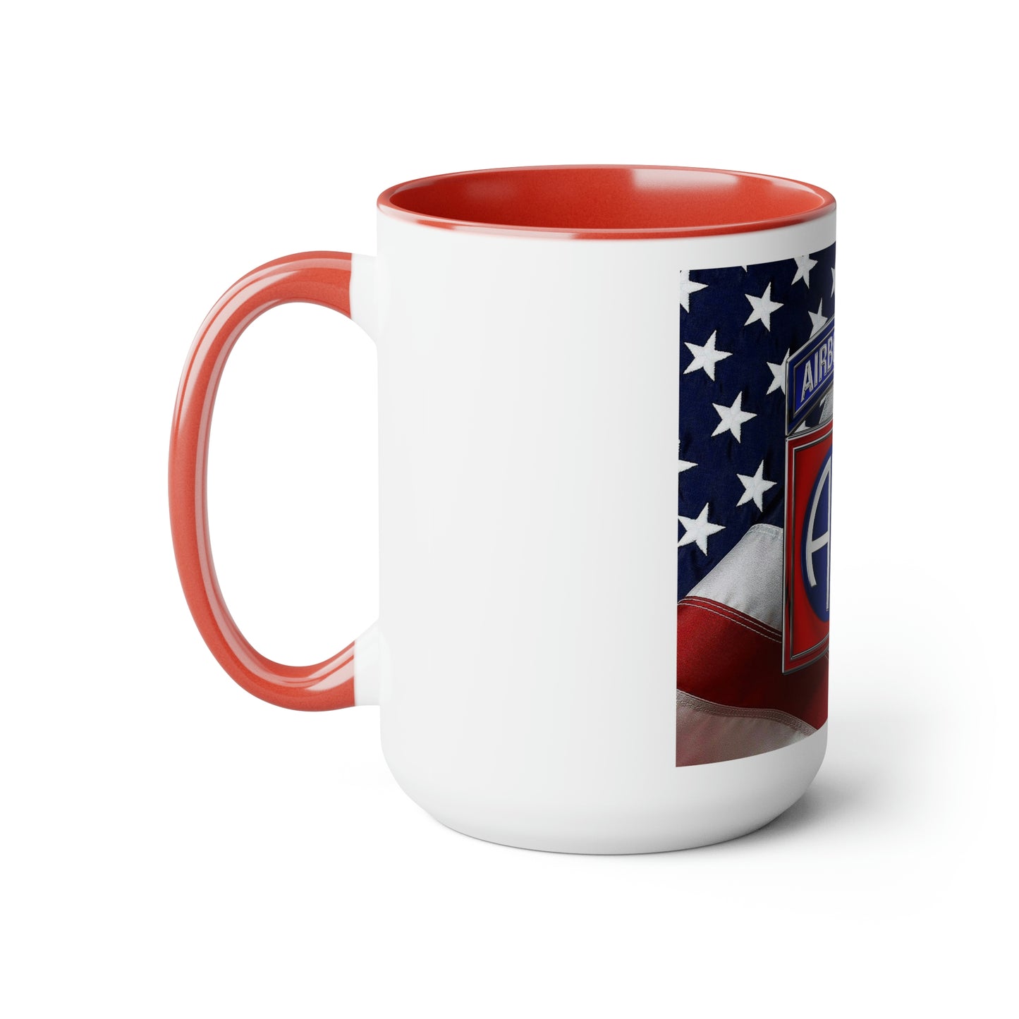 82nd Airborne Two-Tone Coffee Mugs, 15oz