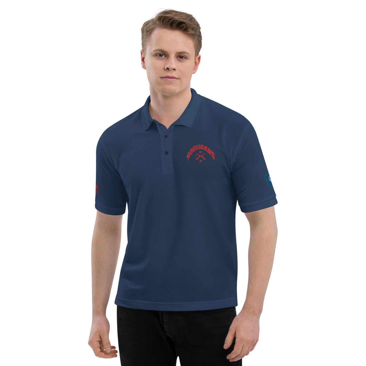 Embroidered Men's Premium Polo 38th ID