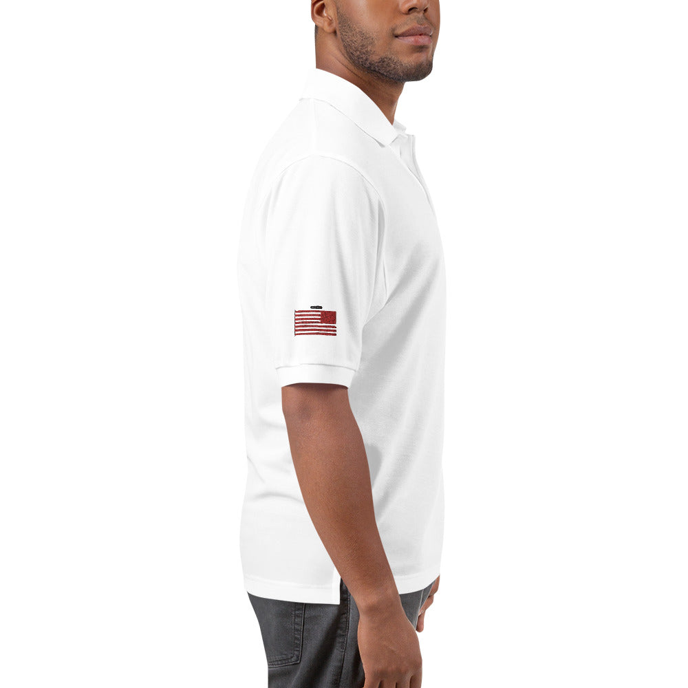 Embroidered Men's Premium Polo 38th ID